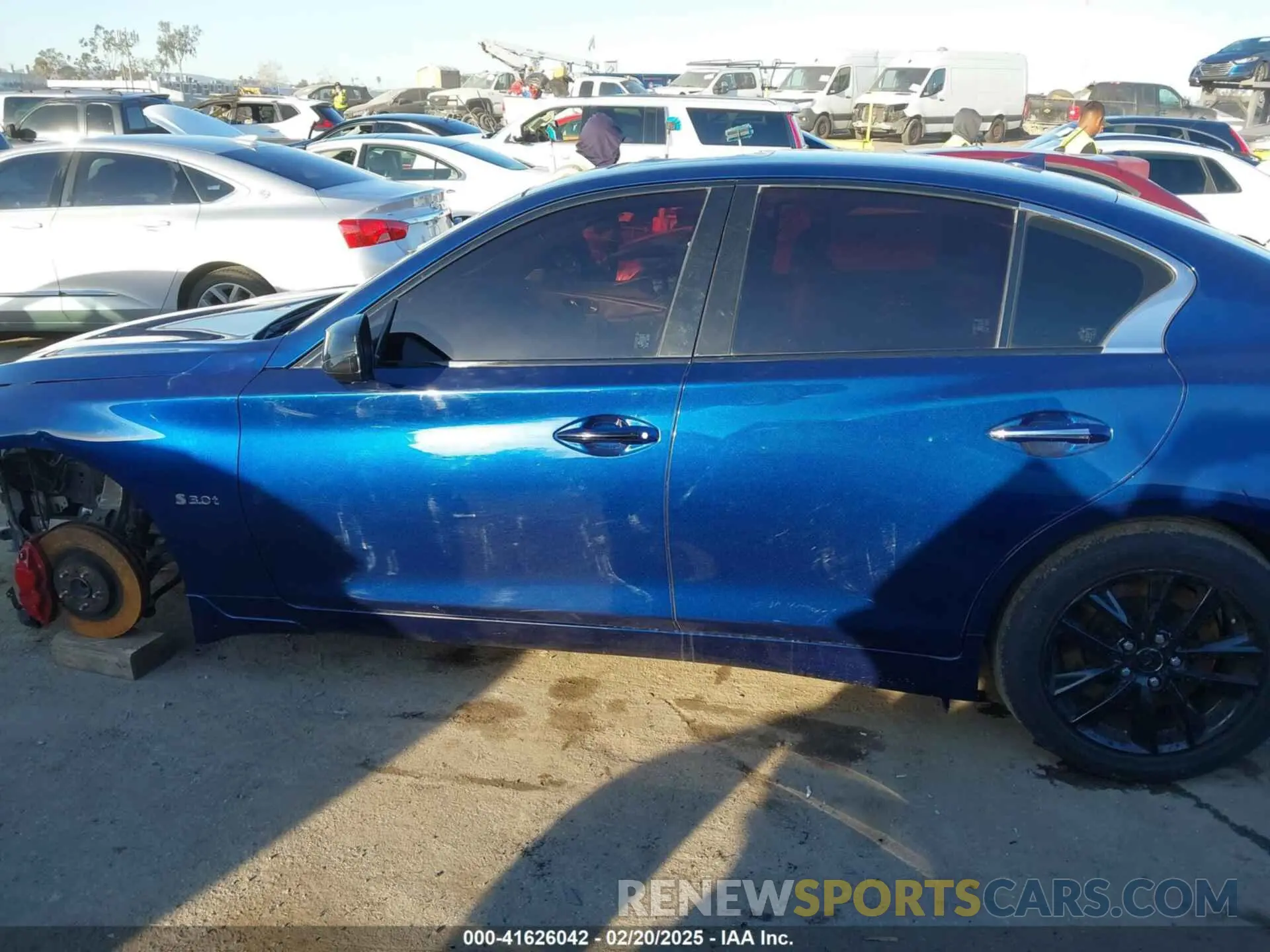 14 fotografías del automóvil dañado JN1FV7AP4KM760186 INFINITI Q50 2019