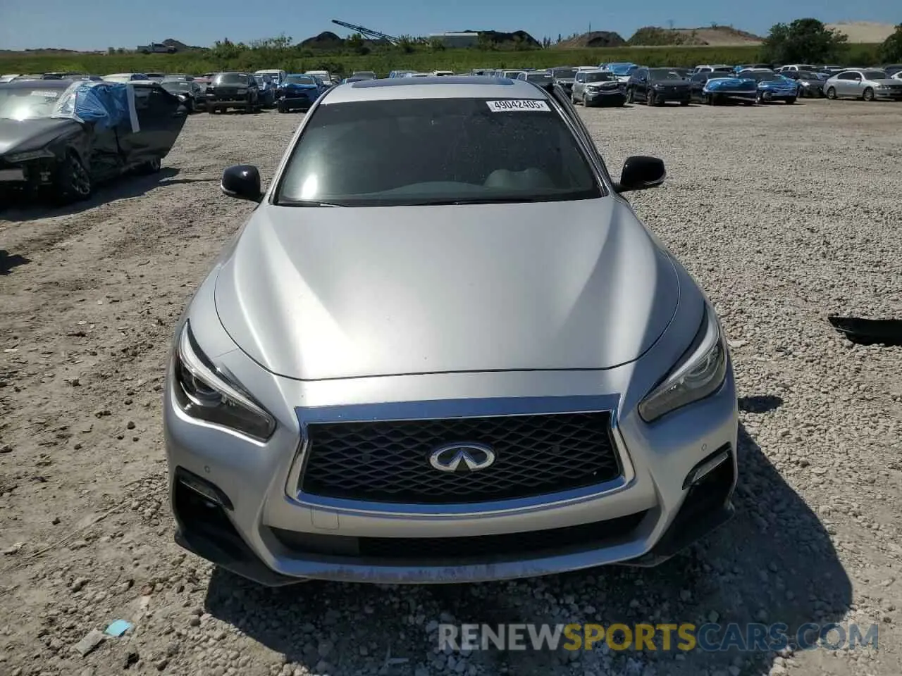 5 fotografías del automóvil dañado JN1FV7AP5KM760097 INFINITI Q50 2019