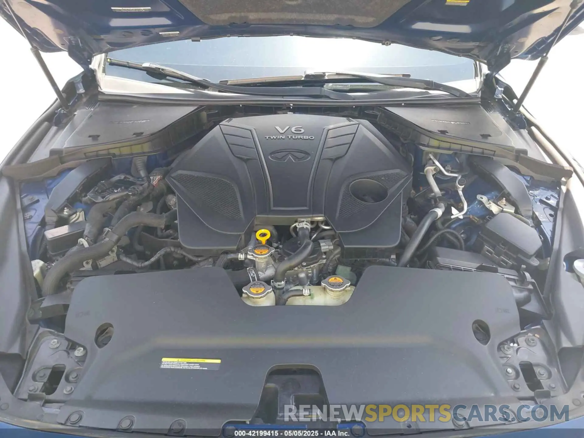 10 fotografías del automóvil dañado JN1FV7AP7KM760070 INFINITI Q50 2019