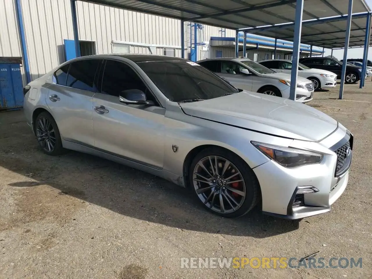 4 fotografías del automóvil dañado JN1FV7AP9KM760846 INFINITI Q50 2019