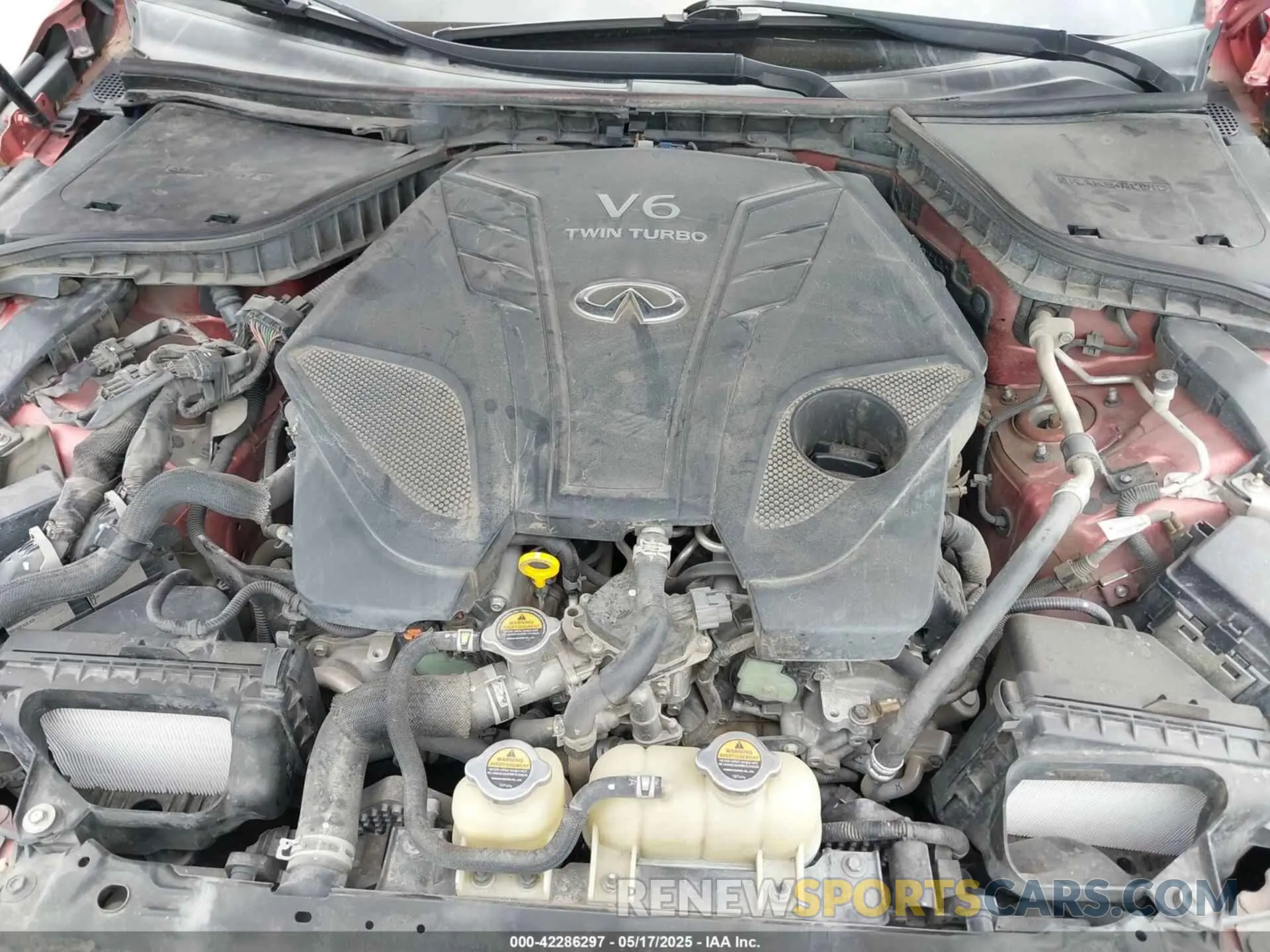 10 fotografías del automóvil dañado JN1FV7AR0KM800068 INFINITI Q50 2019