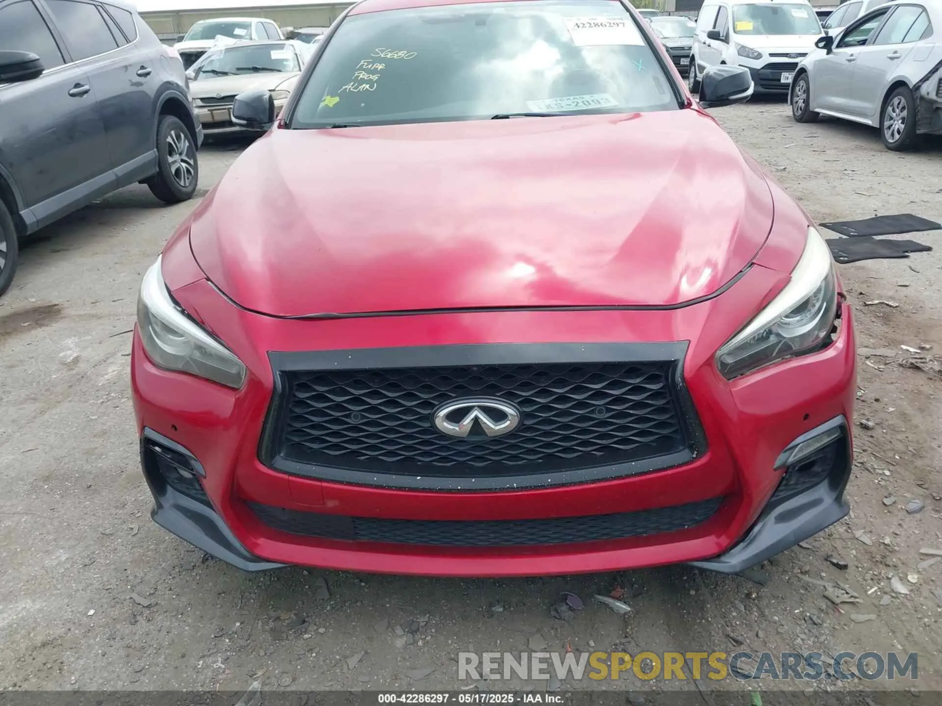 13 fotografías del automóvil dañado JN1FV7AR0KM800068 INFINITI Q50 2019