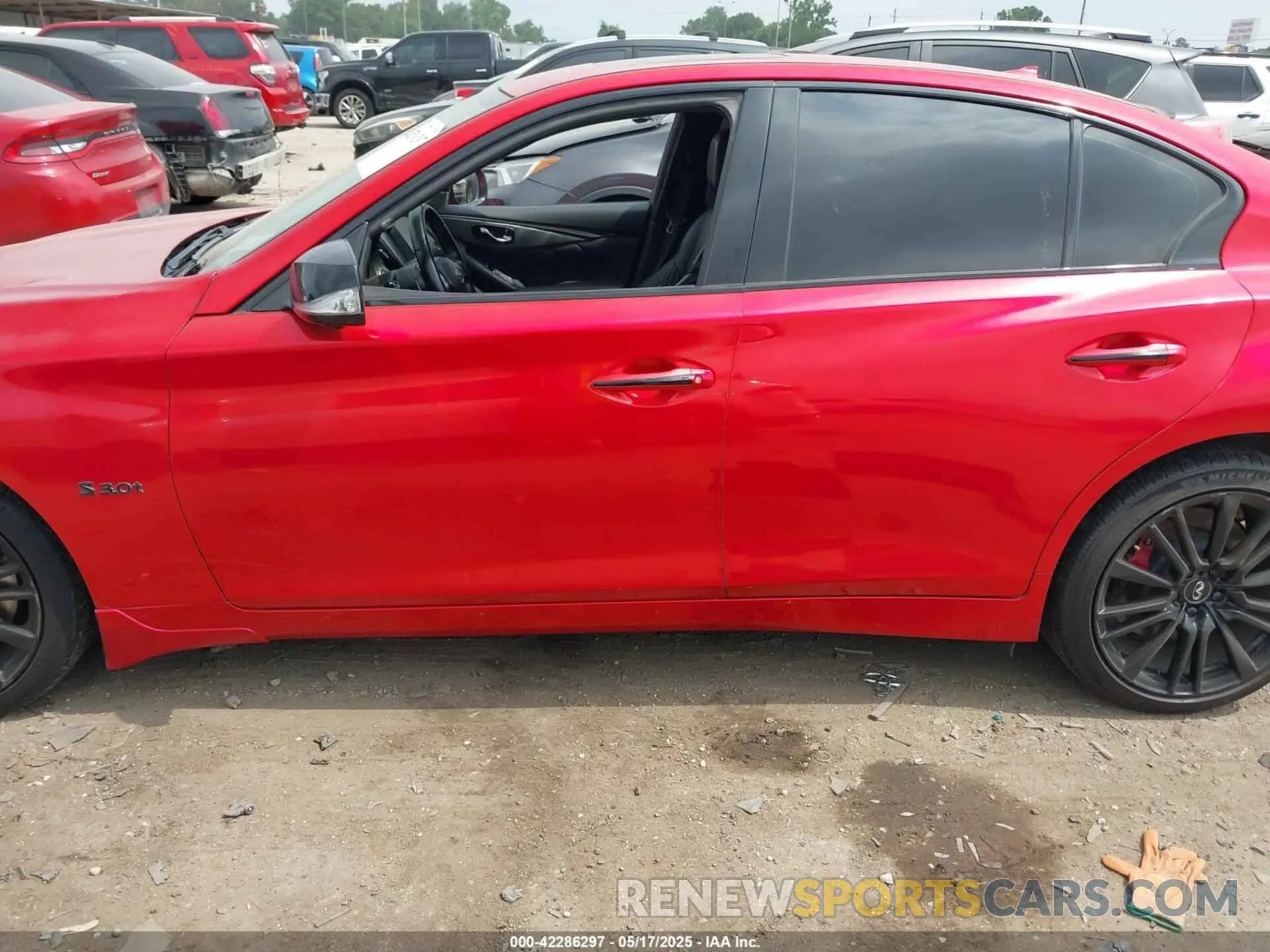 15 fotografías del automóvil dañado JN1FV7AR0KM800068 INFINITI Q50 2019