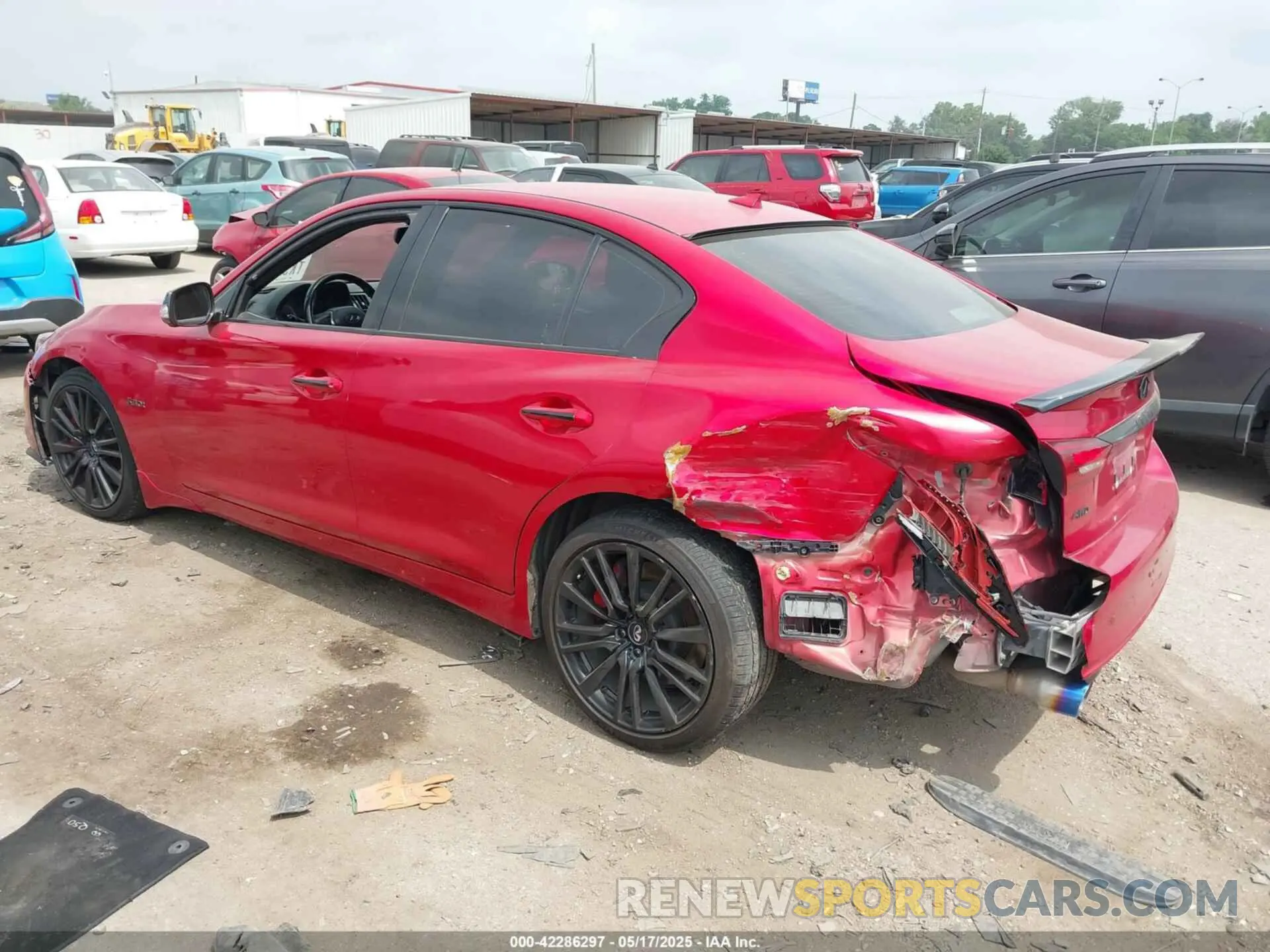 3 fotografías del automóvil dañado JN1FV7AR0KM800068 INFINITI Q50 2019