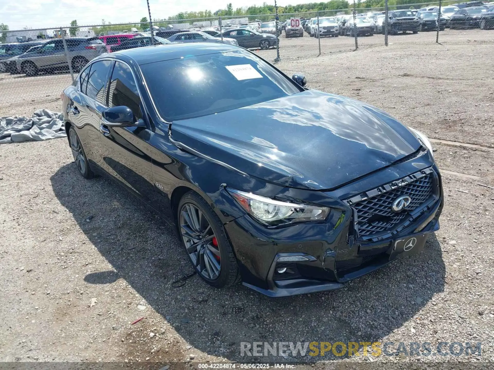 1 fotografías del automóvil dañado JN1FV7AR0KM830168 INFINITI Q50 2019