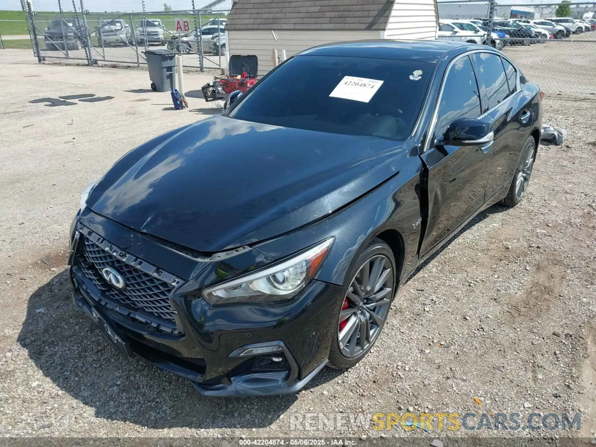 2 fotografías del automóvil dañado JN1FV7AR0KM830168 INFINITI Q50 2019