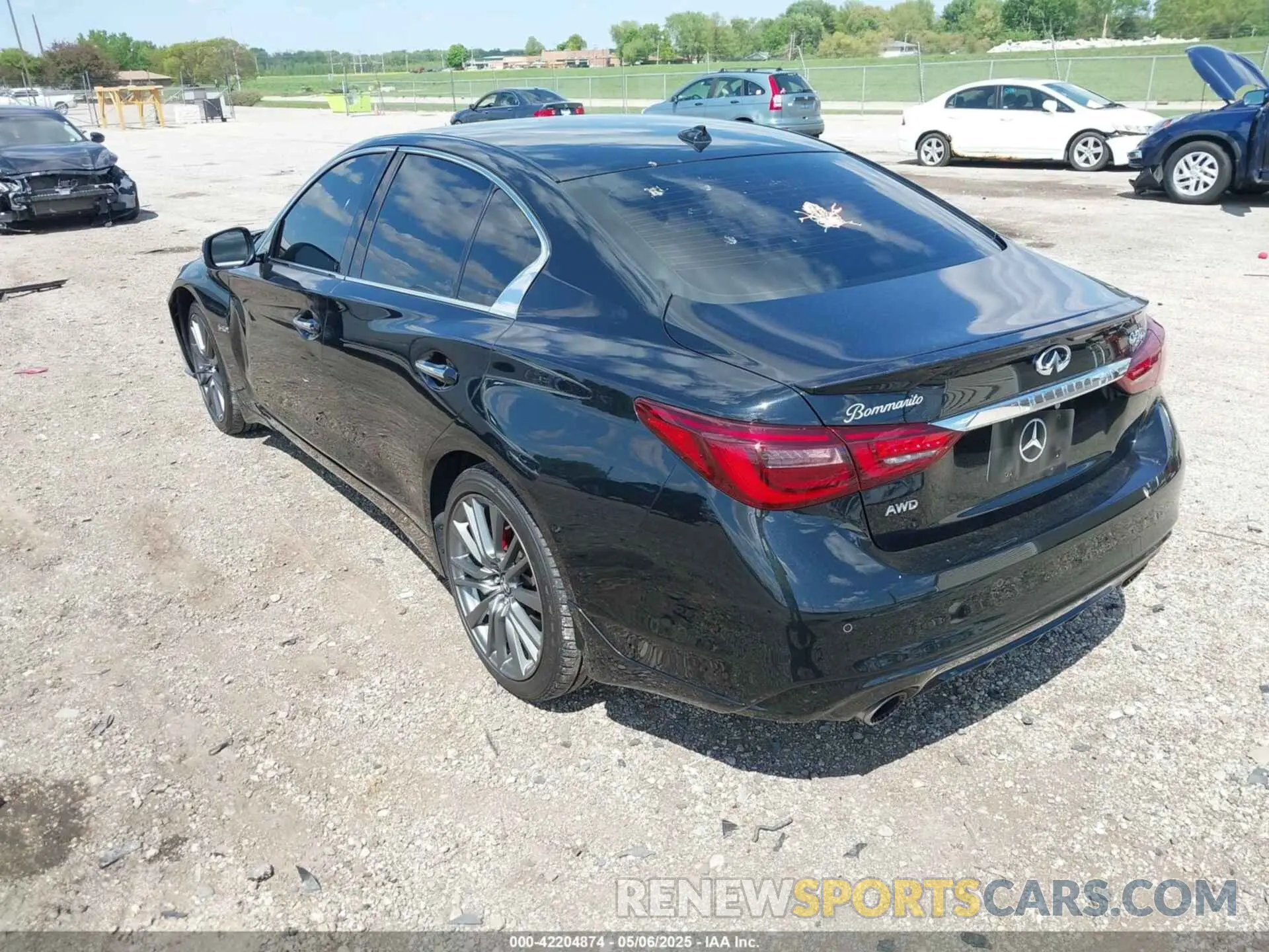 3 fotografías del automóvil dañado JN1FV7AR0KM830168 INFINITI Q50 2019