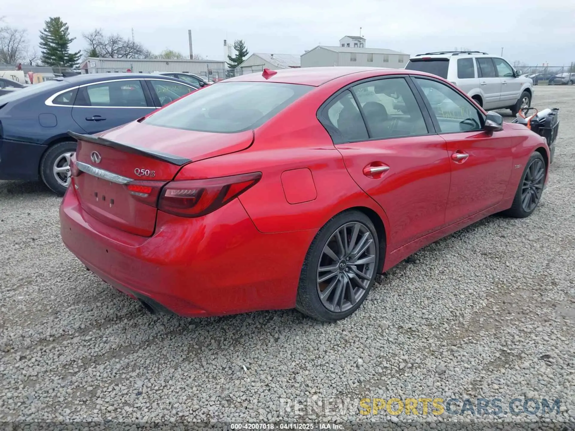 4 fotografías del automóvil dañado JN1FV7AR2KM800086 INFINITI Q50 2019