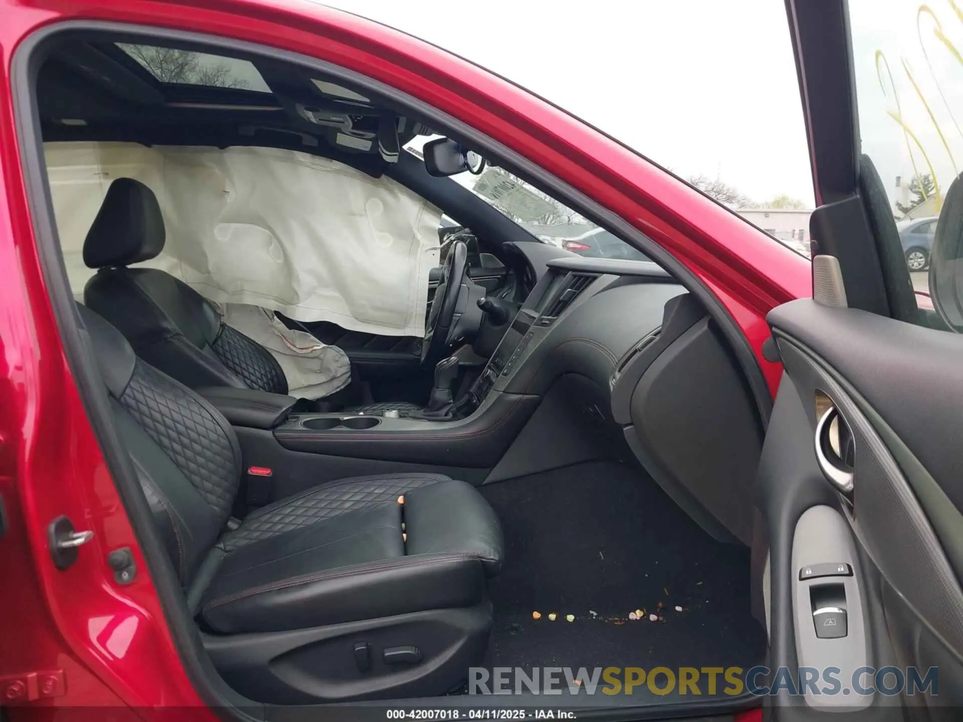 5 fotografías del automóvil dañado JN1FV7AR2KM800086 INFINITI Q50 2019