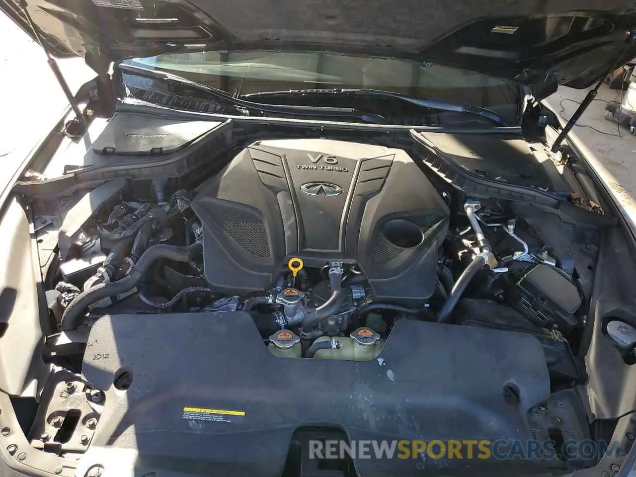 12 fotografías del automóvil dañado JN1FV7AR2KM830527 INFINITI Q50 2019