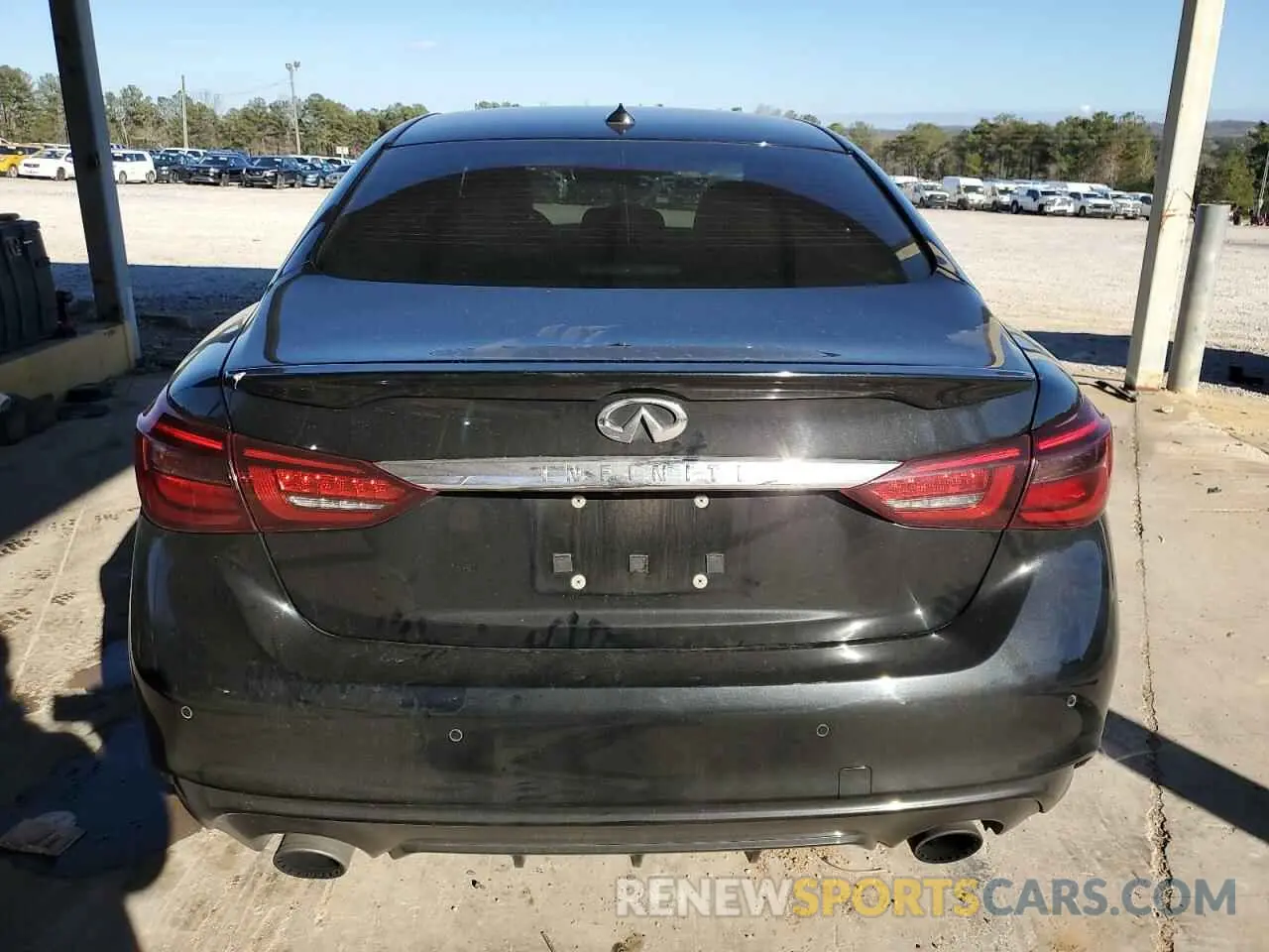 6 fotografías del automóvil dañado JN1FV7AR2KM830527 INFINITI Q50 2019