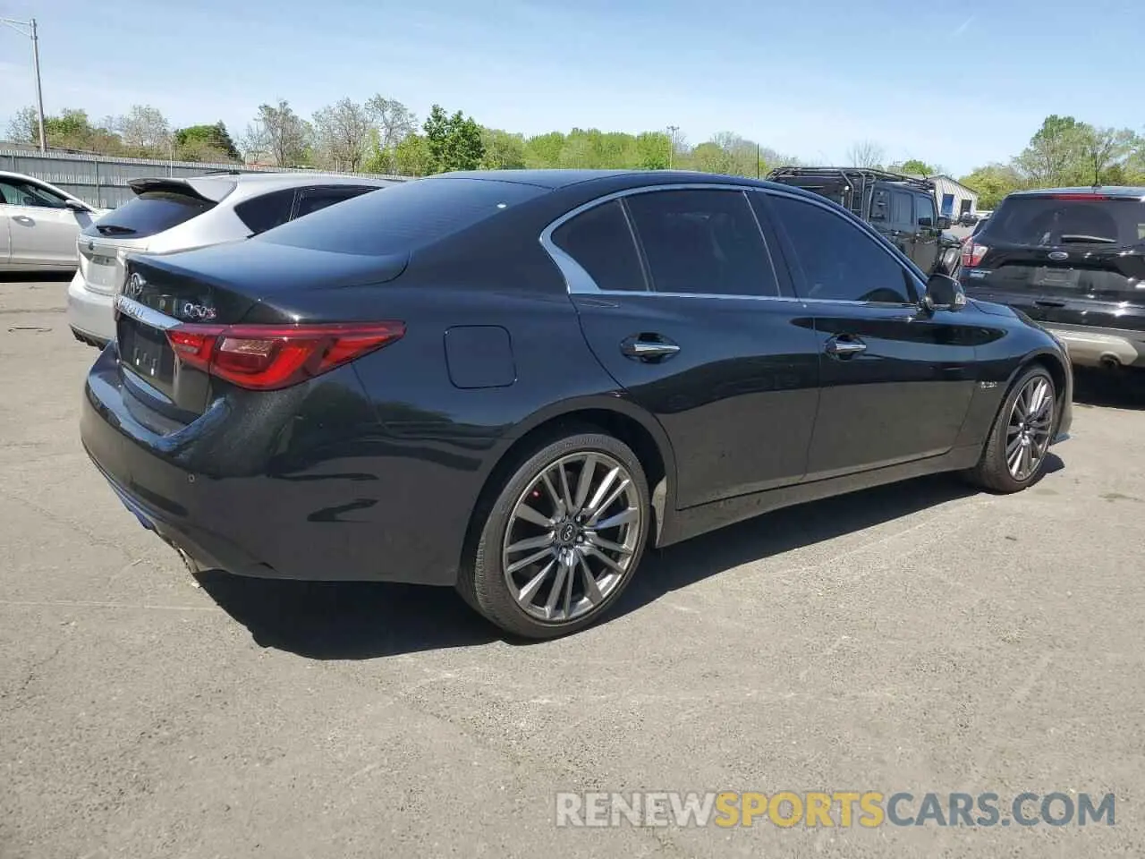 3 fotografías del automóvil dañado JN1FV7AR4KM800168 INFINITI Q50 2019