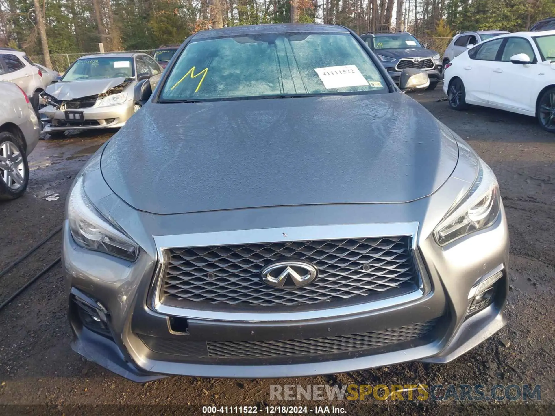 11 fotografías del automóvil dañado JN1FV7AR4KM800669 INFINITI Q50 2019