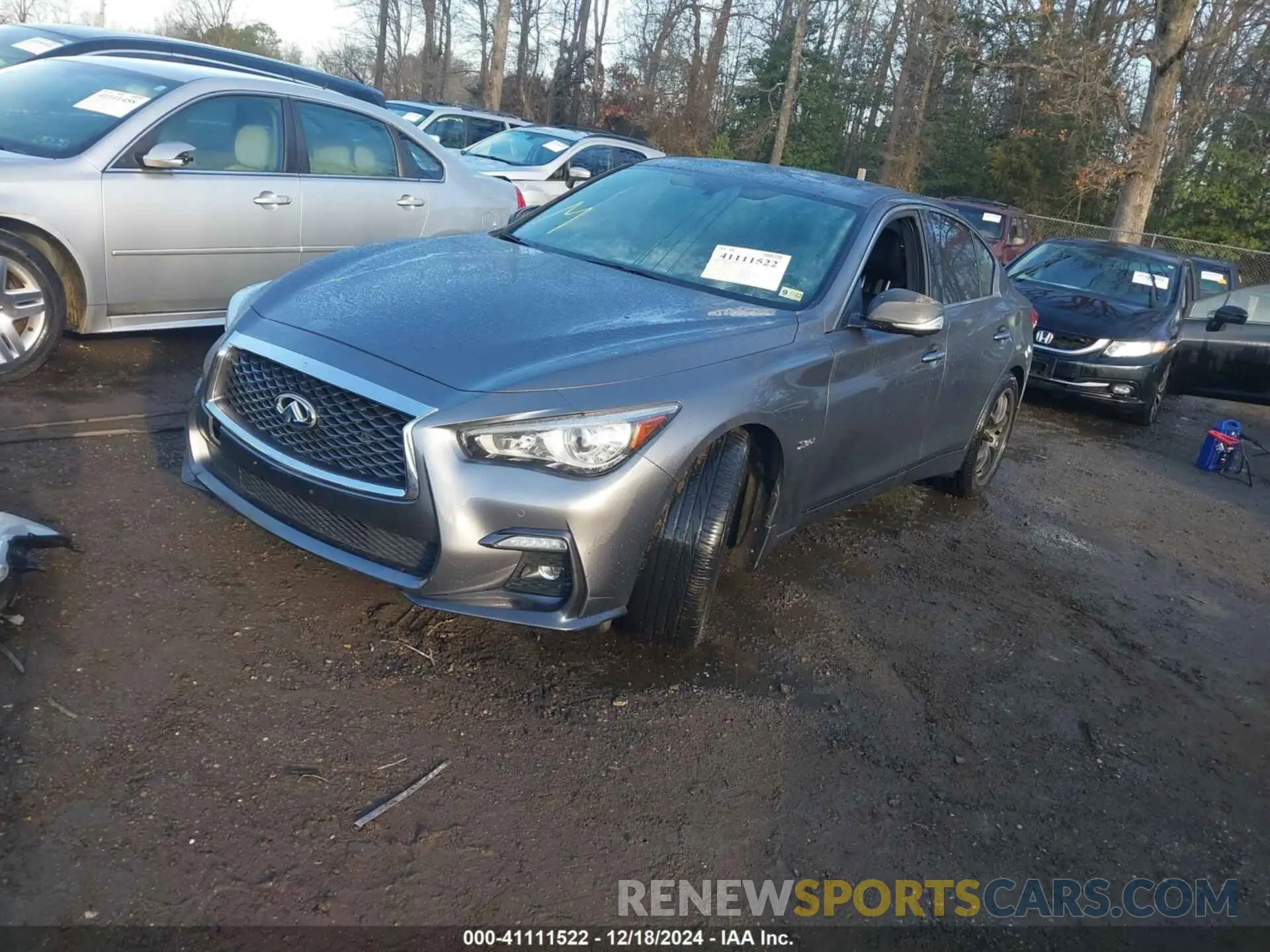 2 fotografías del automóvil dañado JN1FV7AR4KM800669 INFINITI Q50 2019