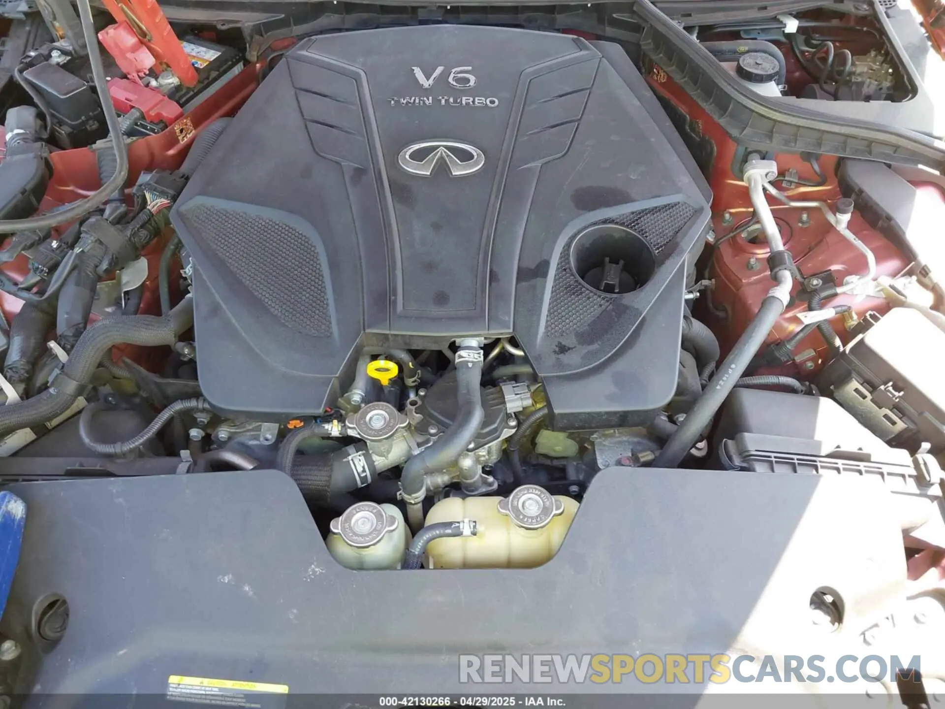 10 fotografías del automóvil dañado JN1FV7AR4KM800929 INFINITI Q50 2019
