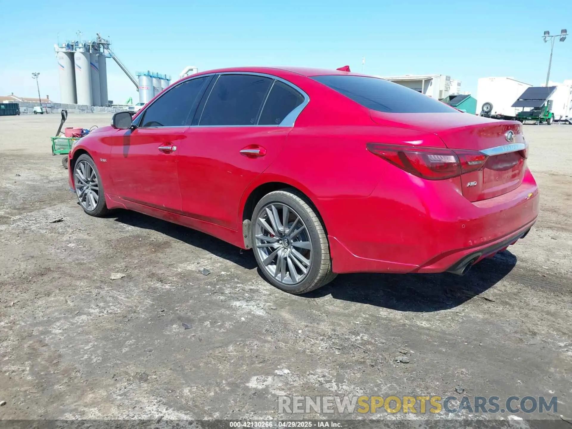 3 fotografías del automóvil dañado JN1FV7AR4KM800929 INFINITI Q50 2019