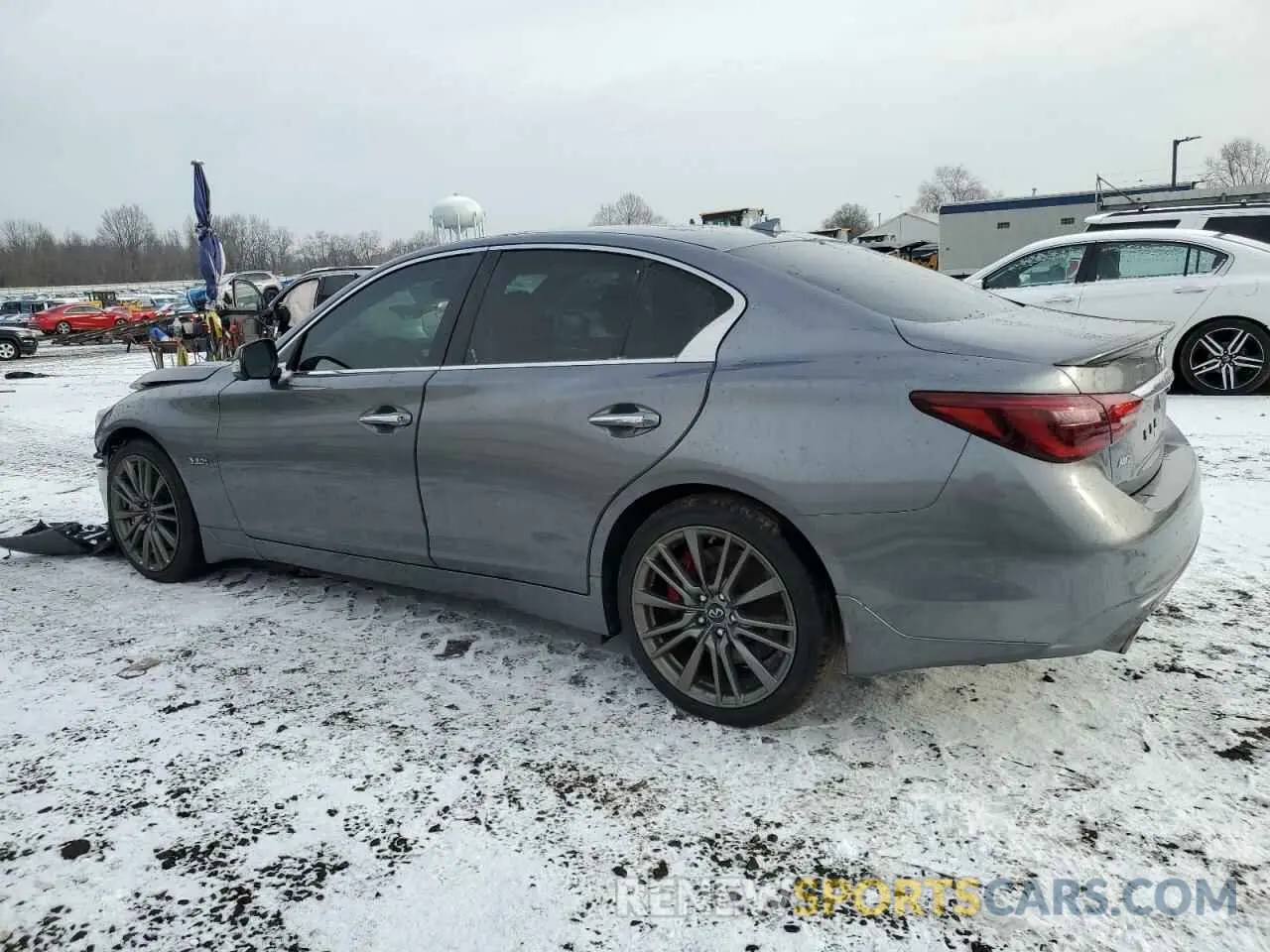 2 fotografías del automóvil dañado JN1FV7AR5KM801104 INFINITI Q50 2019