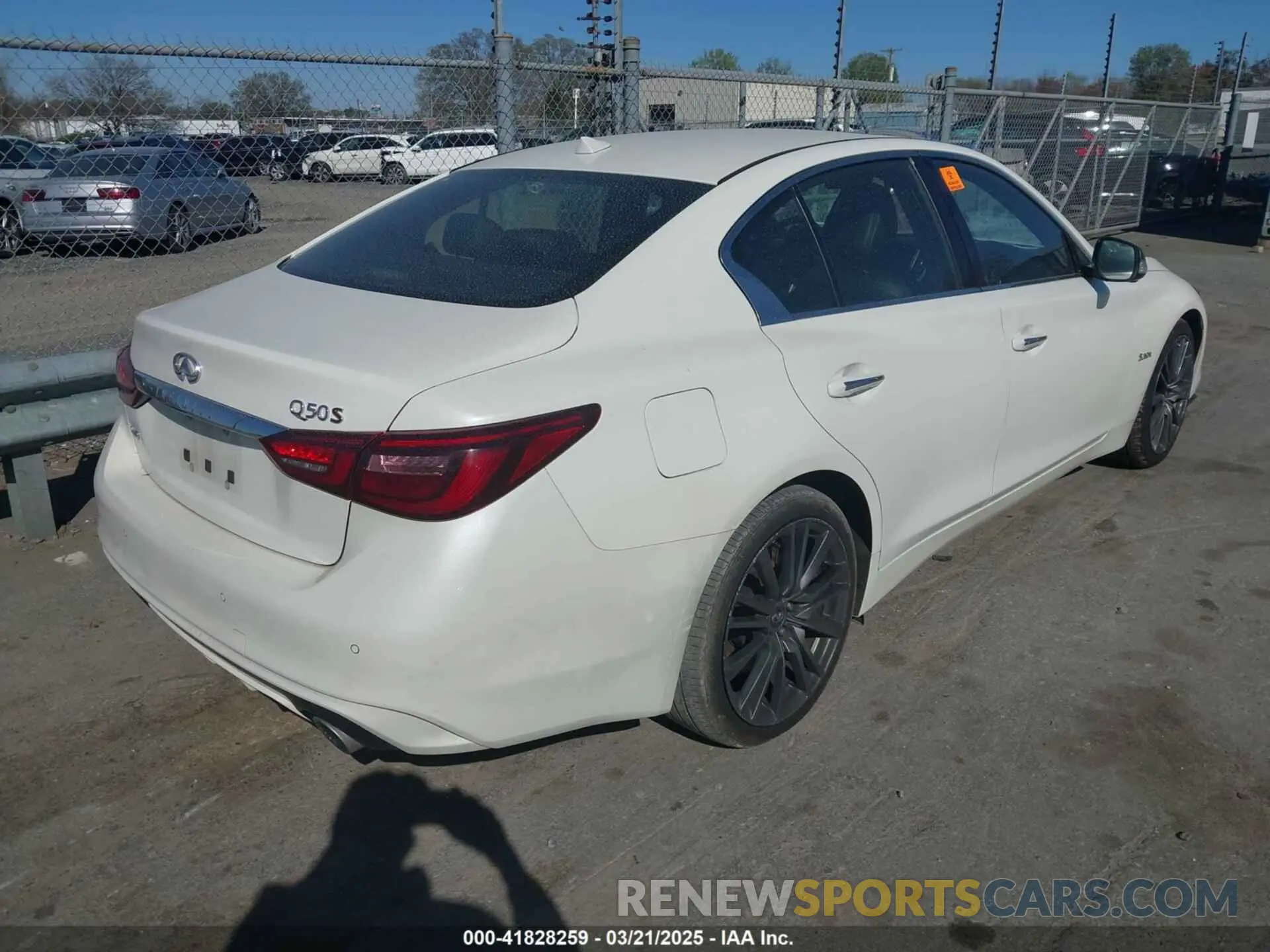 4 fotografías del automóvil dañado JN1FV7AR6KM800091 INFINITI Q50 2019