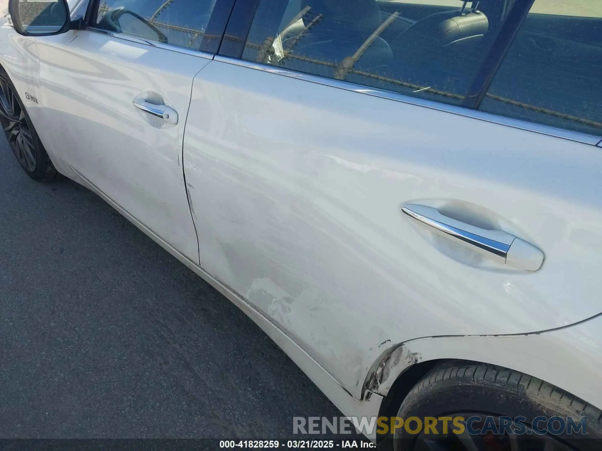 6 fotografías del automóvil dañado JN1FV7AR6KM800091 INFINITI Q50 2019