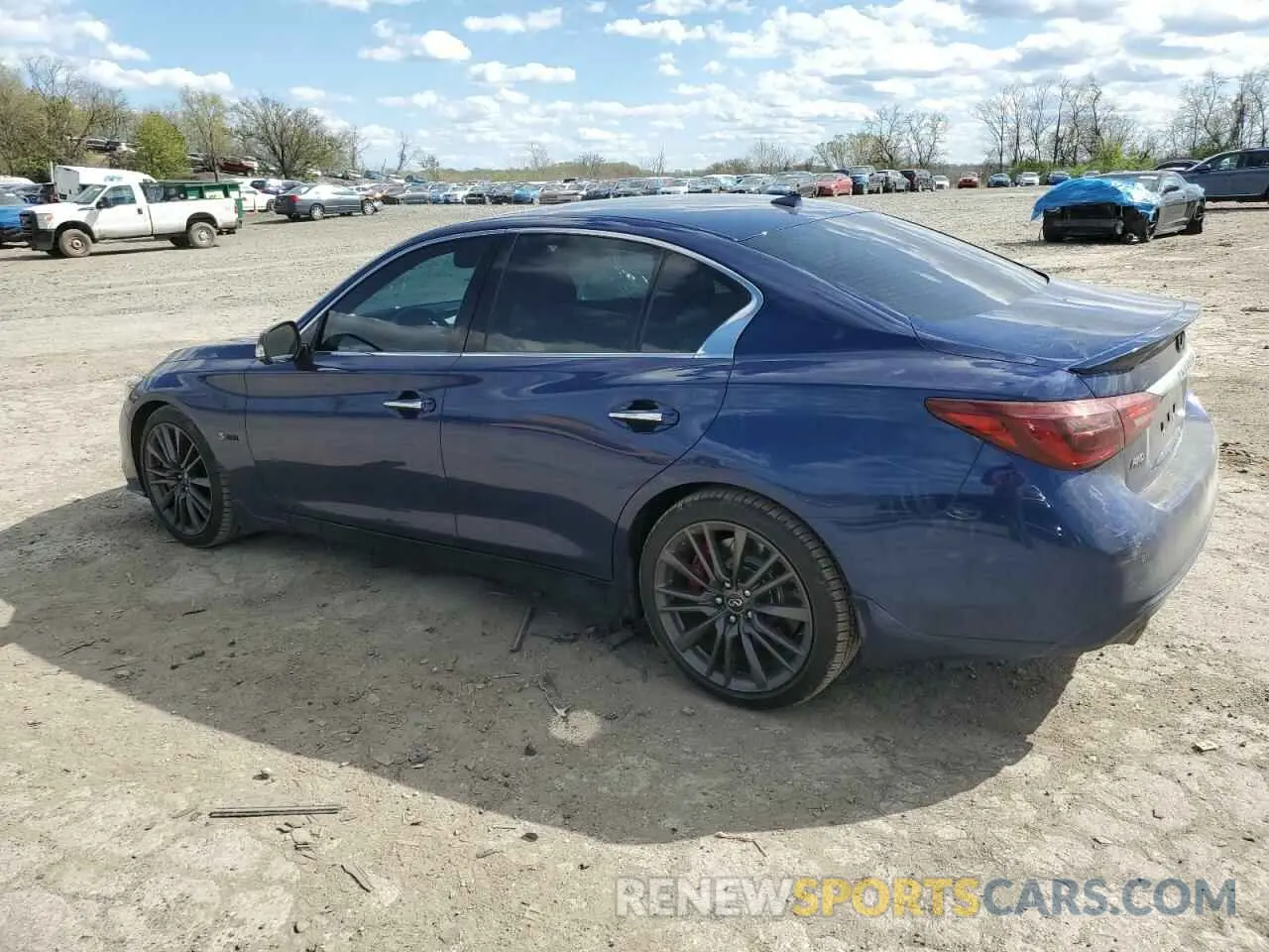 2 fotografías del automóvil dañado JN1FV7AR8KM800352 INFINITI Q50 2019