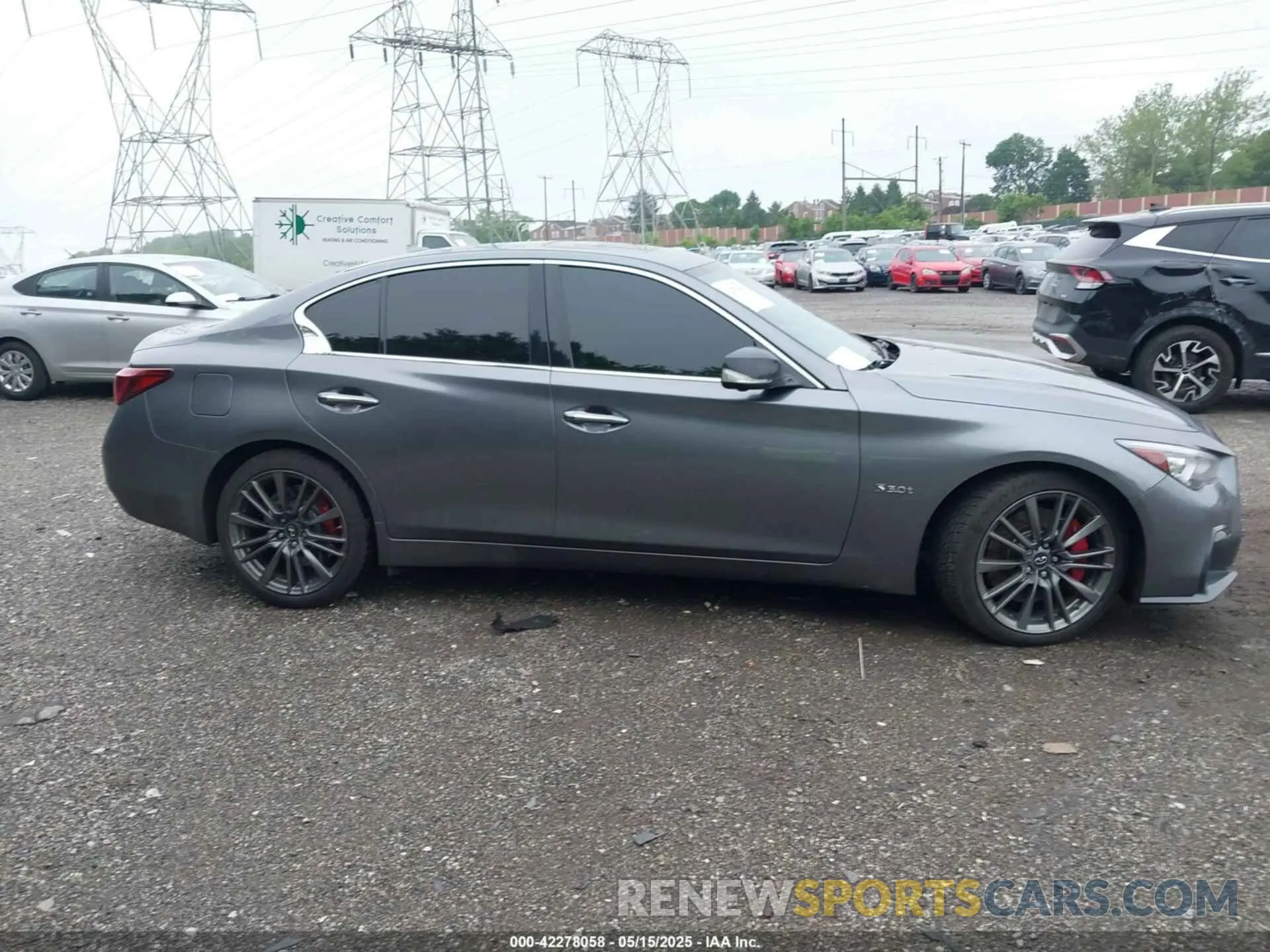 14 fotografías del automóvil dañado JN1FV7AR9KM800828 INFINITI Q50 2019