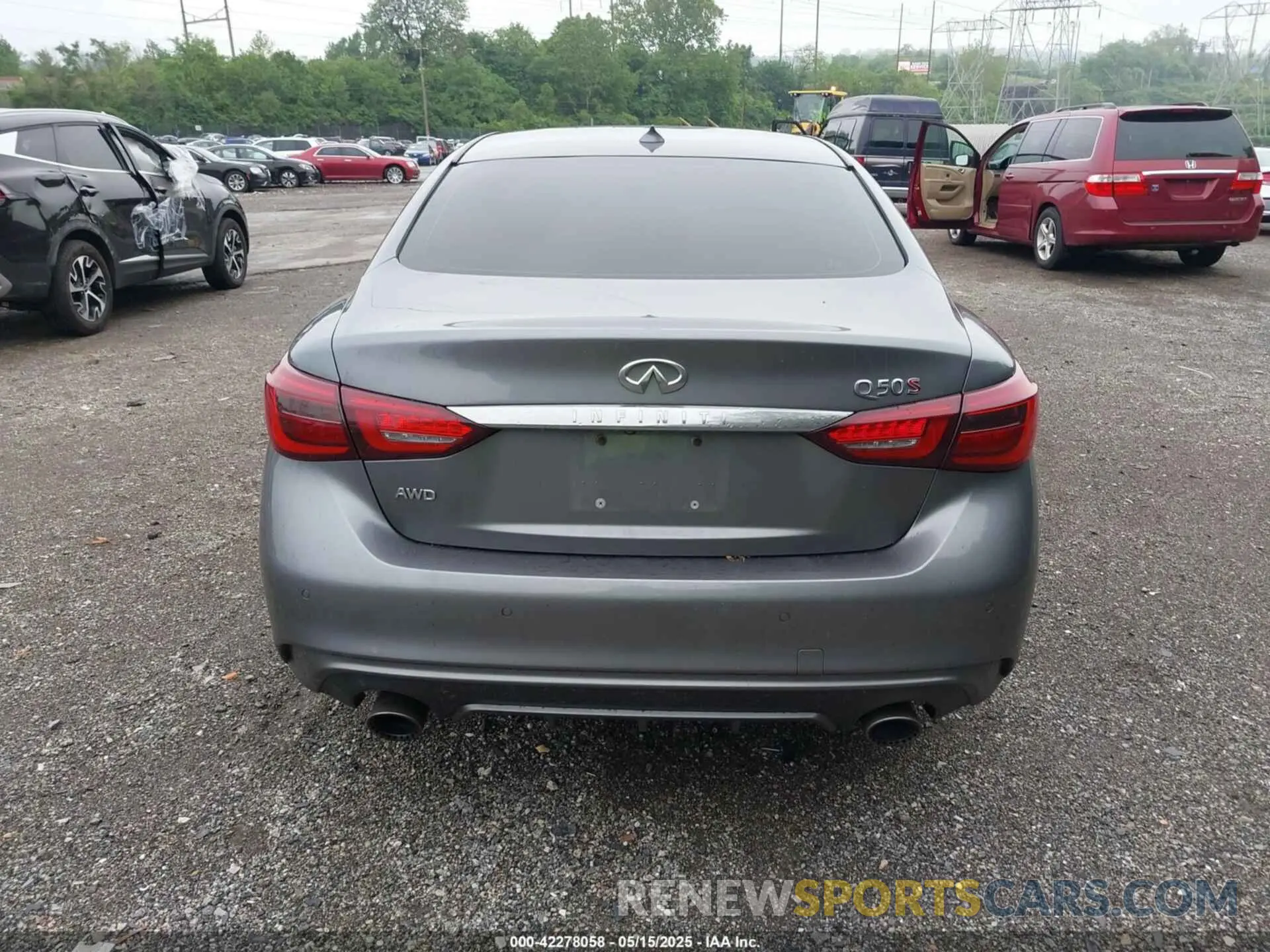 17 fotografías del automóvil dañado JN1FV7AR9KM800828 INFINITI Q50 2019