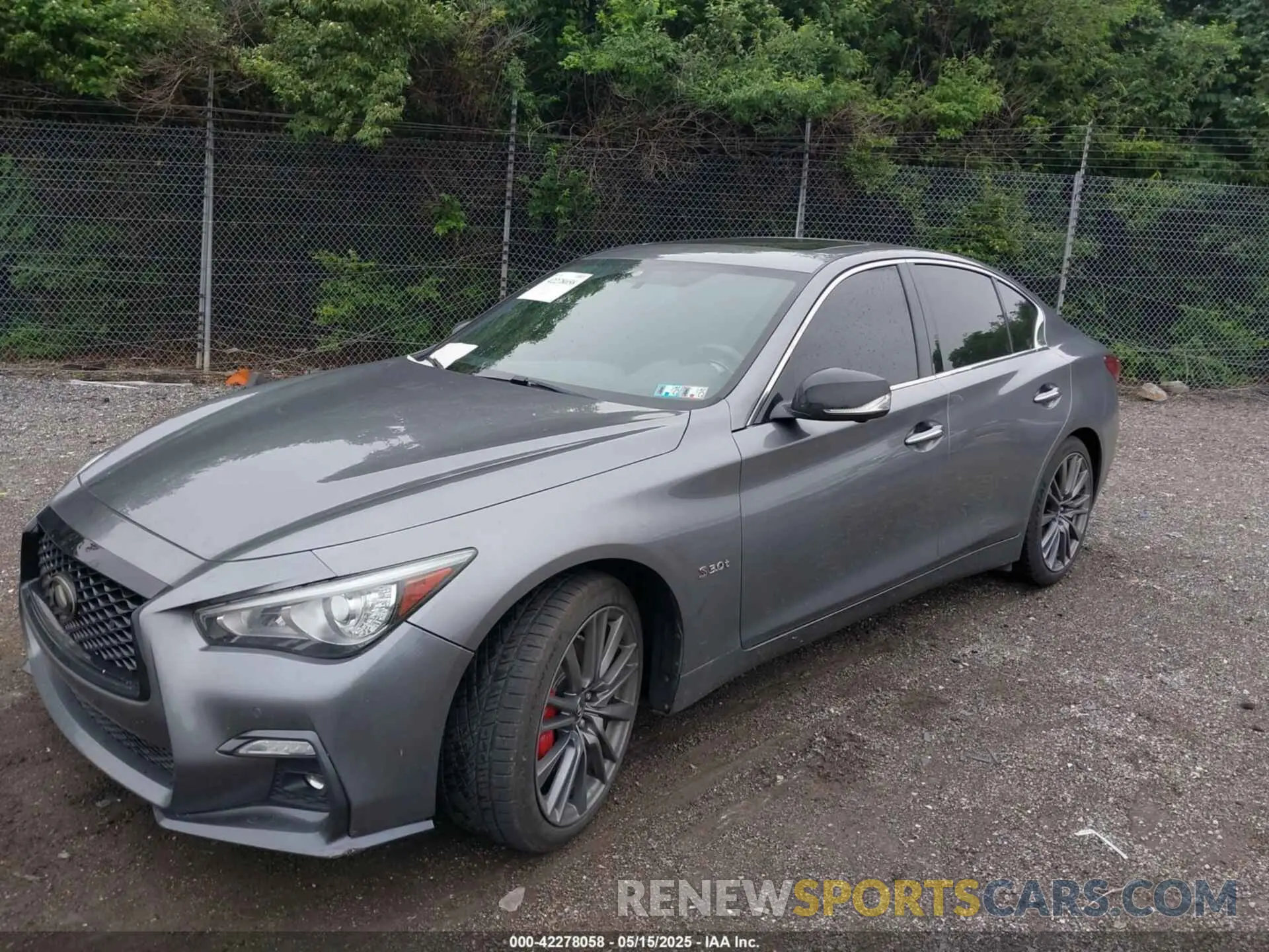 2 fotografías del automóvil dañado JN1FV7AR9KM800828 INFINITI Q50 2019