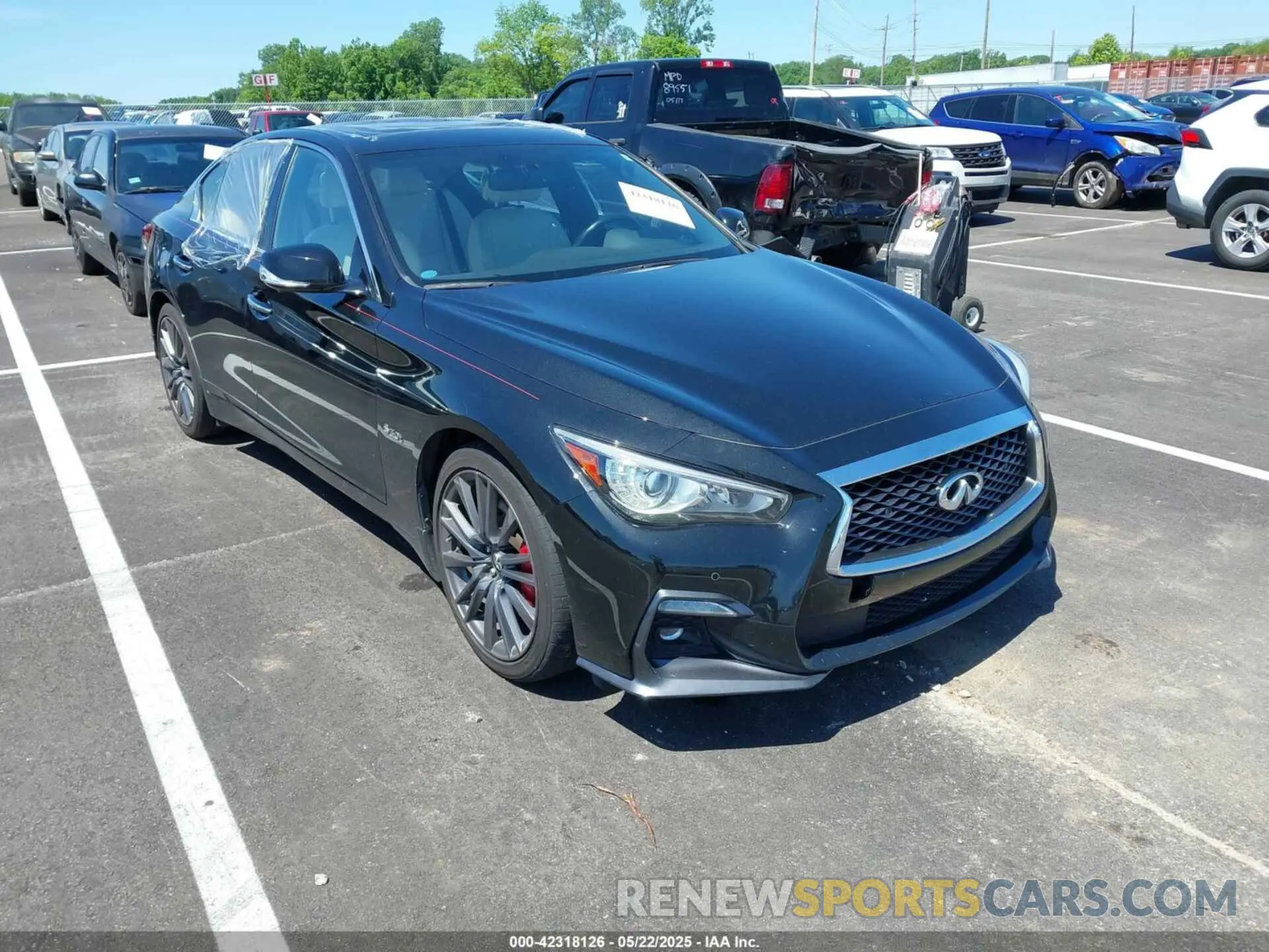1 fotografías del automóvil dañado JN1FV7ARXKM830002 INFINITI Q50 2019