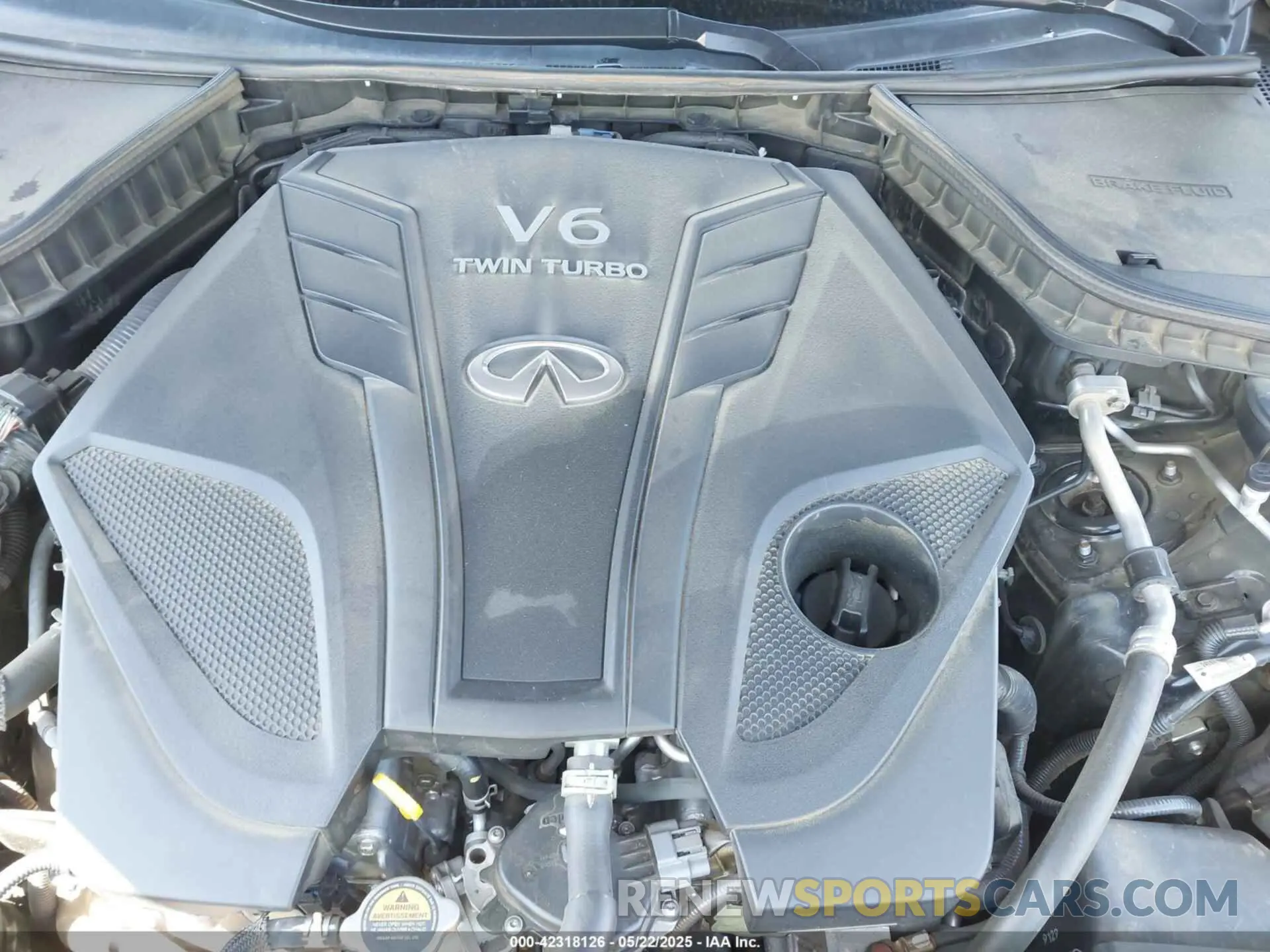 10 fotografías del automóvil dañado JN1FV7ARXKM830002 INFINITI Q50 2019