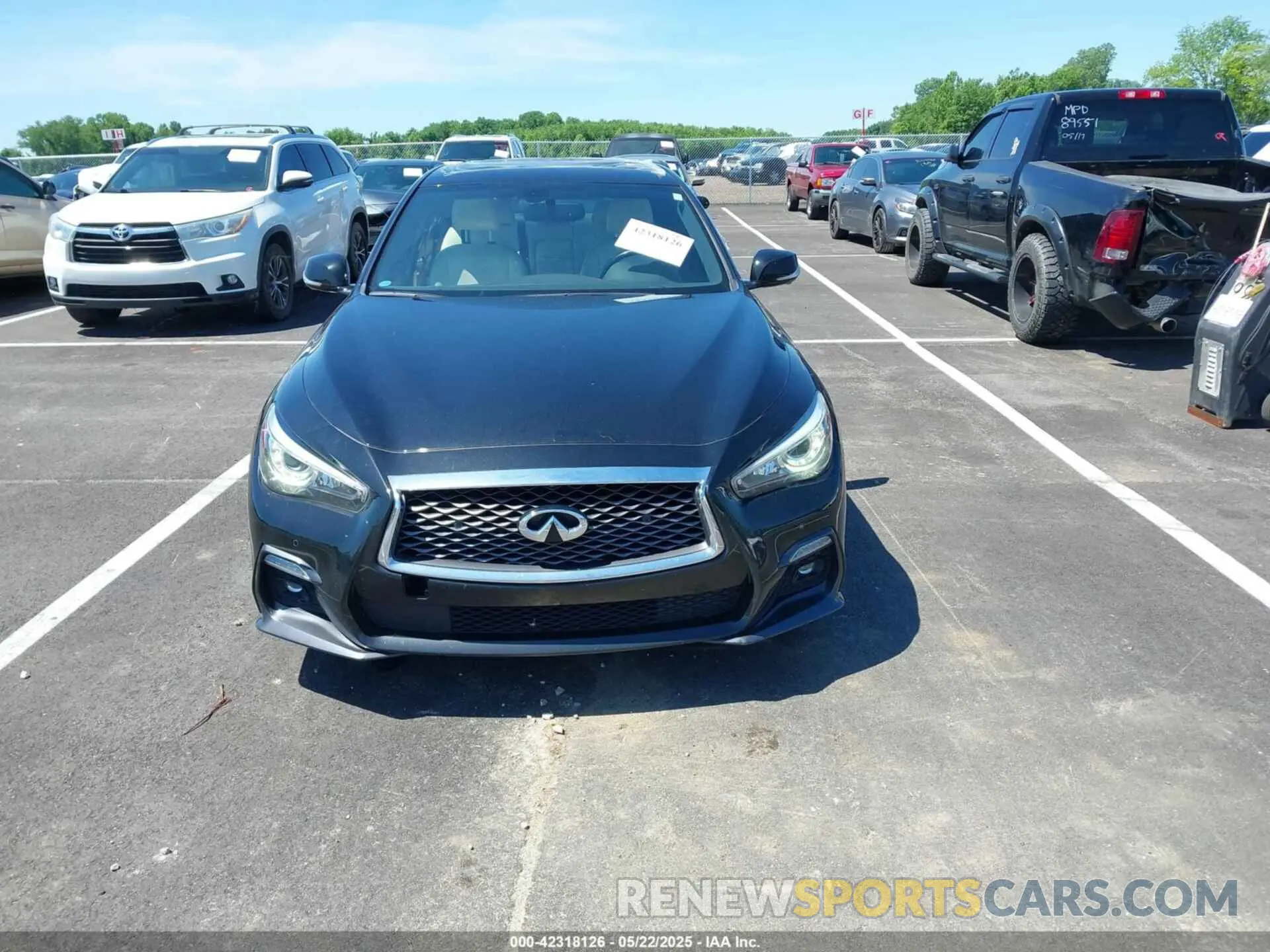 12 fotografías del automóvil dañado JN1FV7ARXKM830002 INFINITI Q50 2019