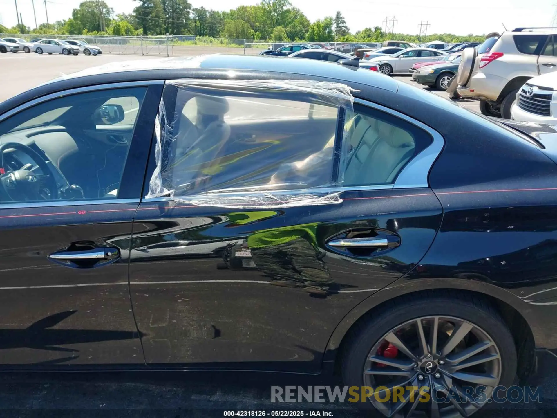 6 fotografías del automóvil dañado JN1FV7ARXKM830002 INFINITI Q50 2019