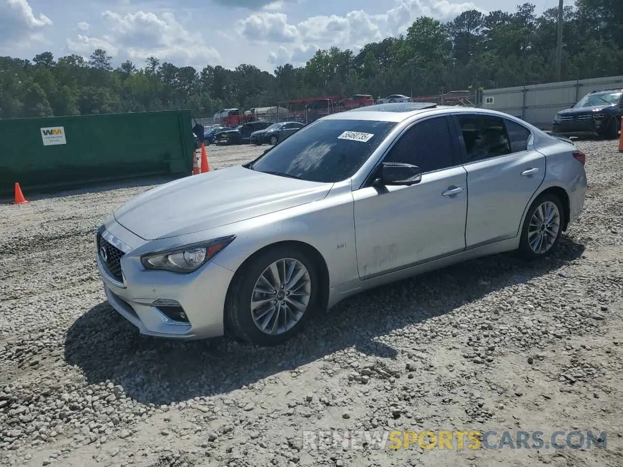 1 fotografías del automóvil dañado JN1EV7AP0LM200548 INFINITI Q50 2020