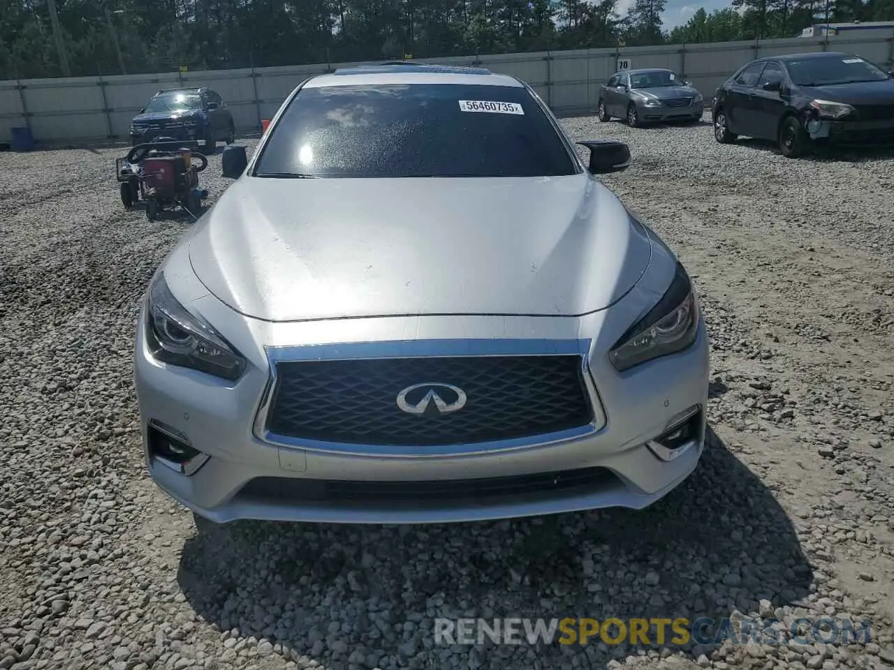 5 fotografías del automóvil dañado JN1EV7AP0LM200548 INFINITI Q50 2020