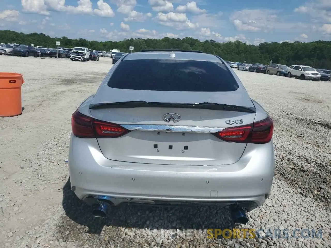 6 fotografías del automóvil dañado JN1EV7AP0LM200548 INFINITI Q50 2020