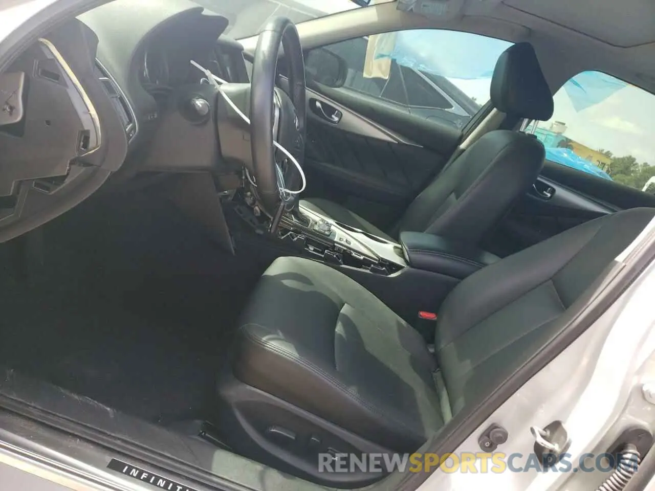 7 fotografías del automóvil dañado JN1EV7AP0LM200548 INFINITI Q50 2020