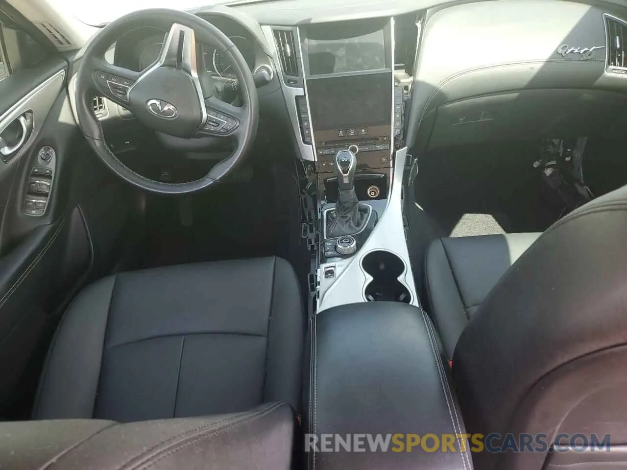 8 fotografías del automóvil dañado JN1EV7AP0LM200548 INFINITI Q50 2020