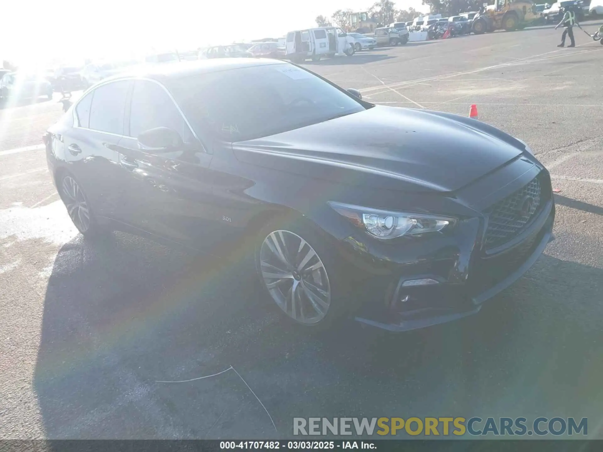 1 fotografías del automóvil dañado JN1EV7AP0LM201375 INFINITI Q50 2020