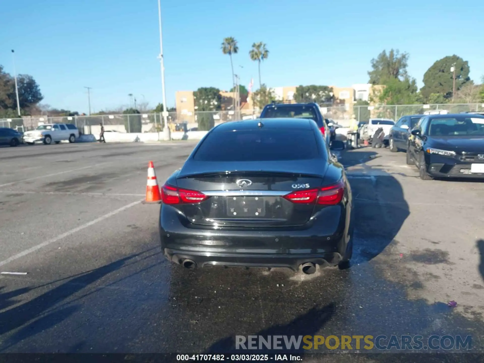 16 fotografías del automóvil dañado JN1EV7AP0LM201375 INFINITI Q50 2020