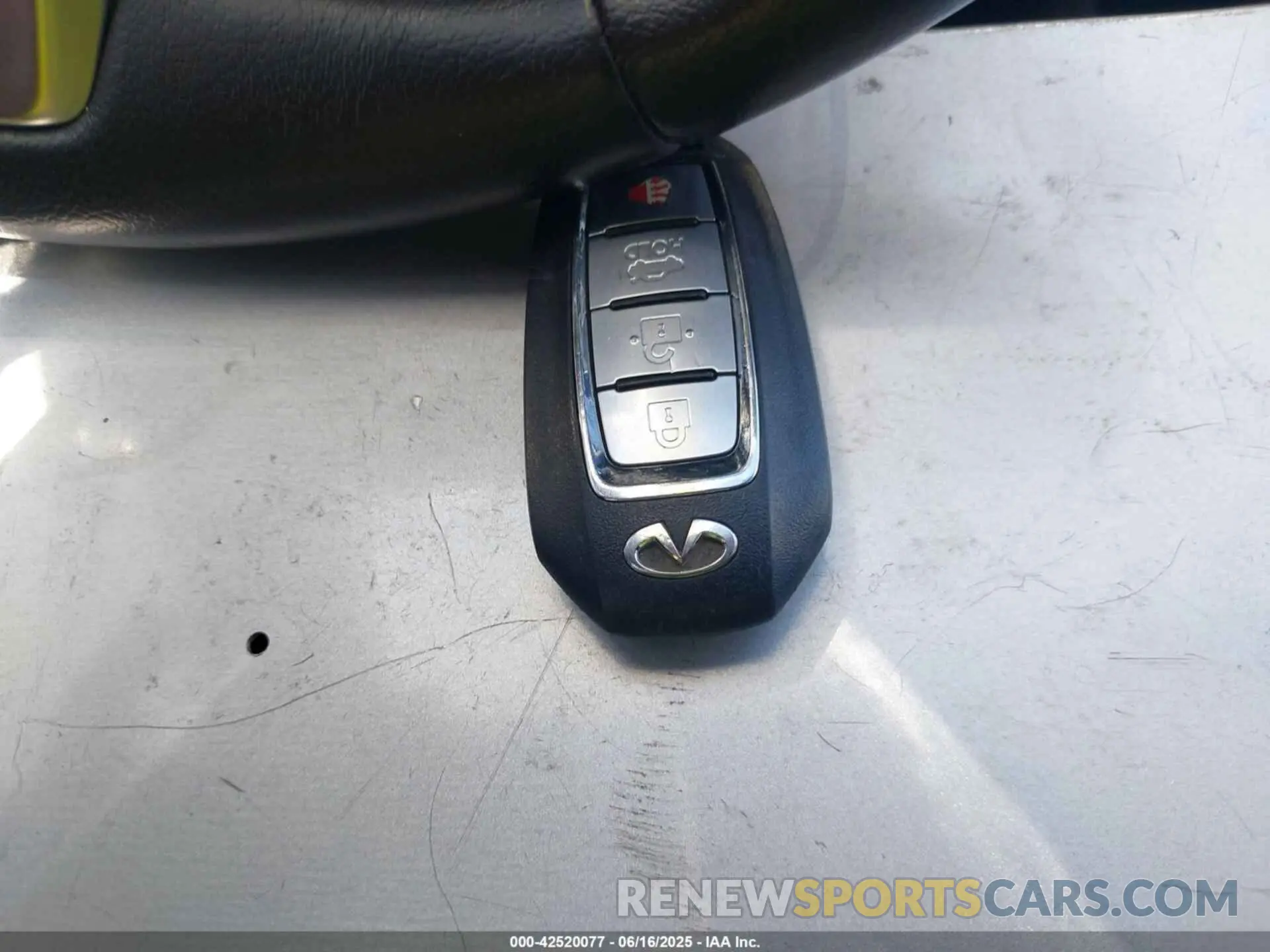 11 fotografías del automóvil dañado JN1EV7AP0LM203949 INFINITI Q50 2020