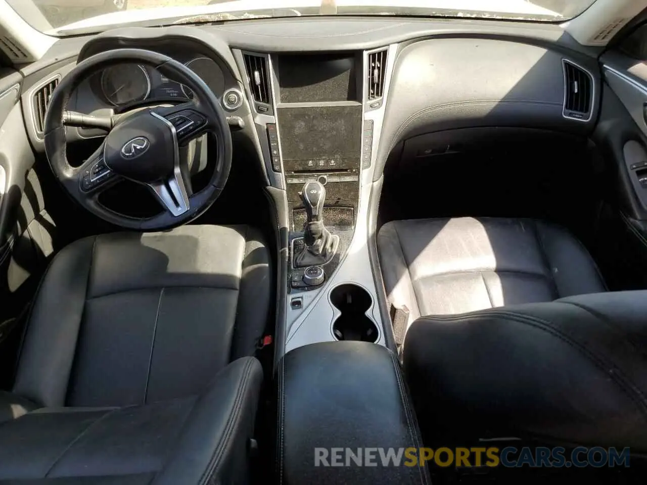 8 fotografías del automóvil dañado JN1EV7AP0LM206642 INFINITI Q50 2020