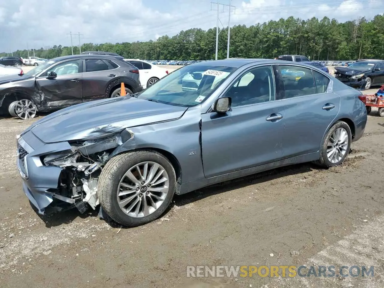 1 fotografías del automóvil dañado JN1EV7AP0LM207550 INFINITI Q50 2020