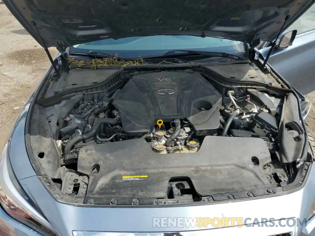 11 fotografías del automóvil dañado JN1EV7AP0LM207550 INFINITI Q50 2020