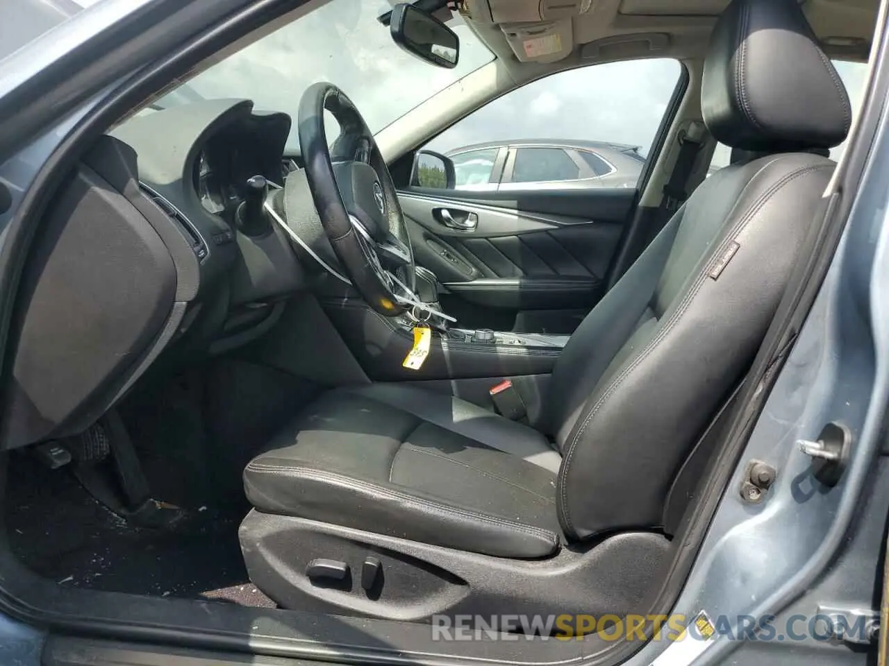 7 fotografías del automóvil dañado JN1EV7AP0LM207550 INFINITI Q50 2020