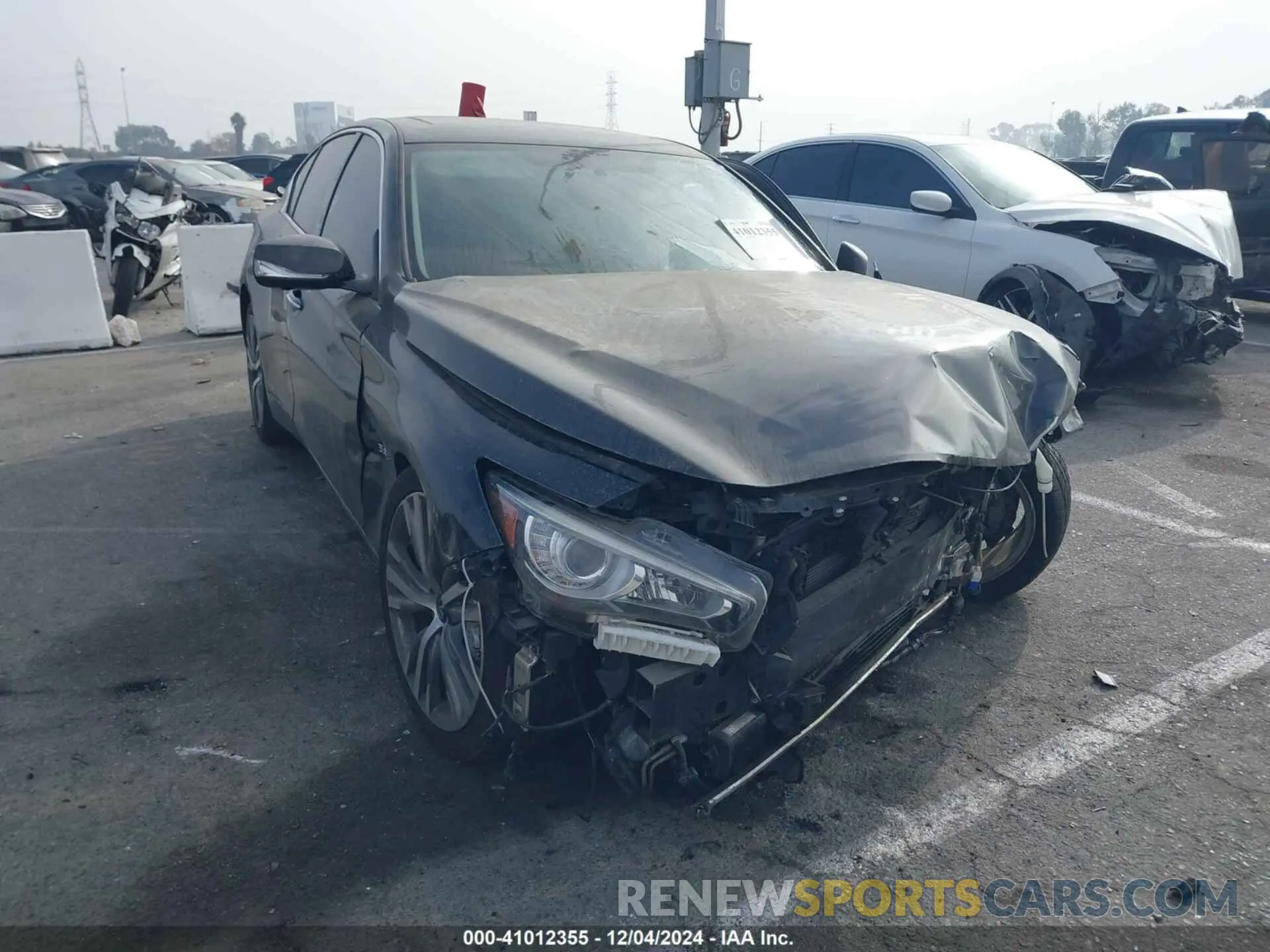 1 fotografías del automóvil dañado JN1EV7AP1LM200977 INFINITI Q50 2020