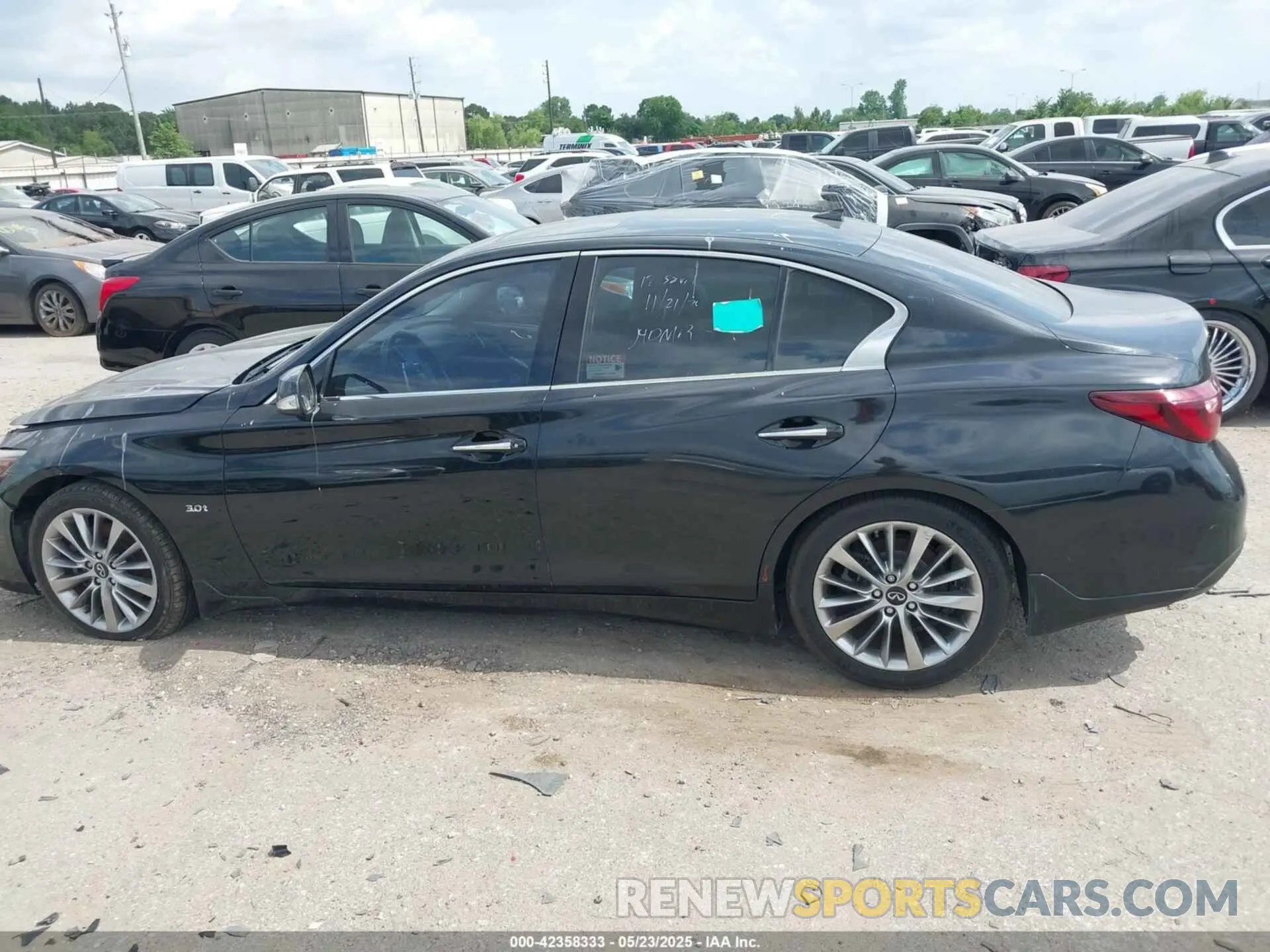 14 fotografías del automóvil dañado JN1EV7AP1LM201269 INFINITI Q50 2020