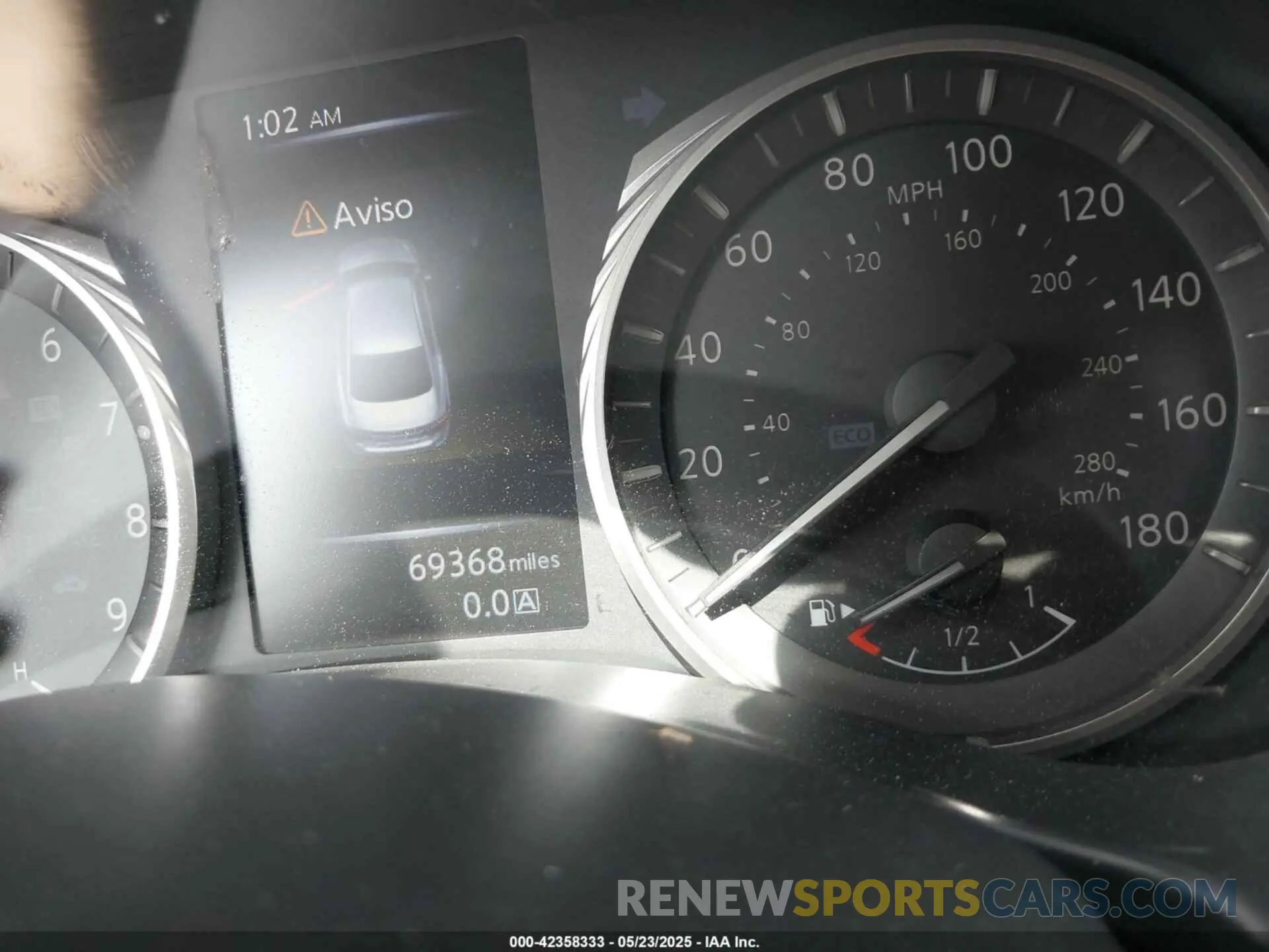 15 fotografías del automóvil dañado JN1EV7AP1LM201269 INFINITI Q50 2020