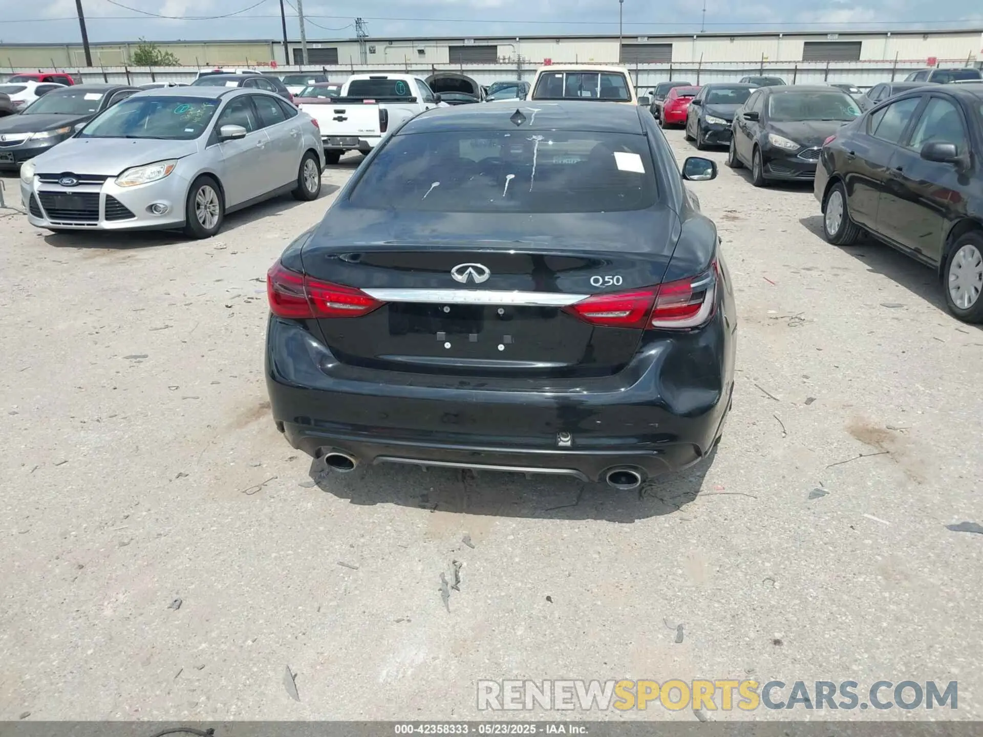16 fotografías del automóvil dañado JN1EV7AP1LM201269 INFINITI Q50 2020