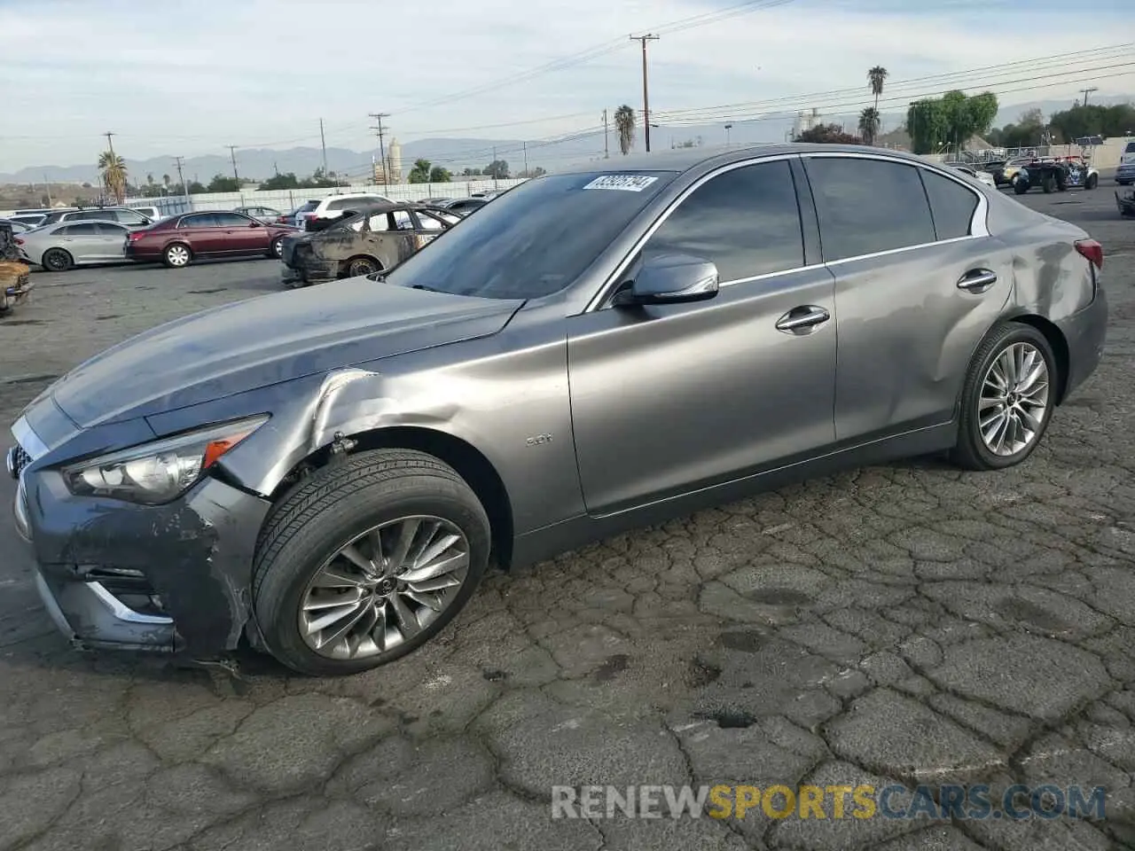 1 fotografías del automóvil dañado JN1EV7AP1LM202454 INFINITI Q50 2020