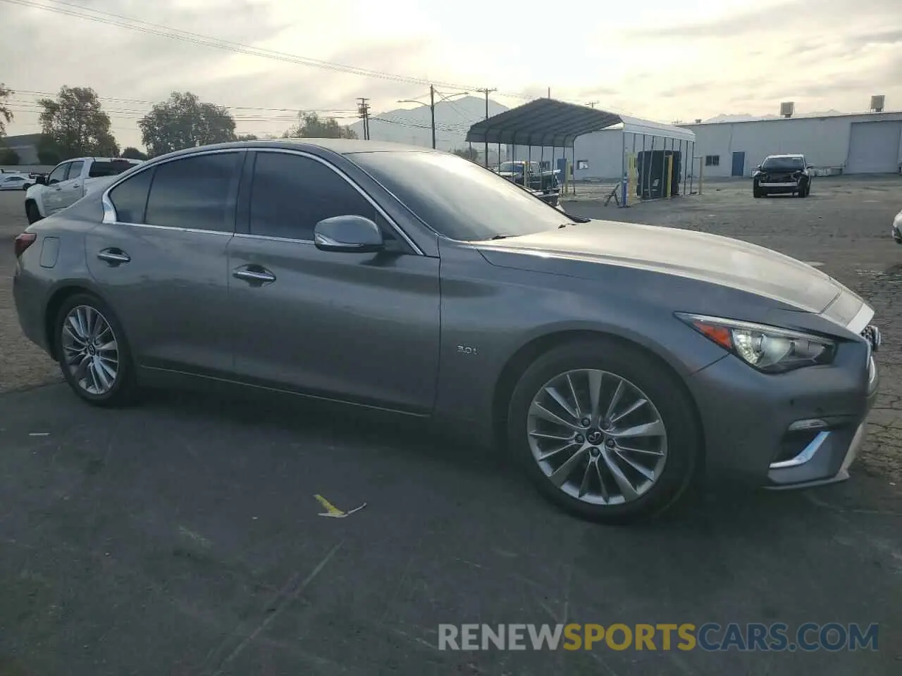 4 fotografías del automóvil dañado JN1EV7AP1LM202454 INFINITI Q50 2020