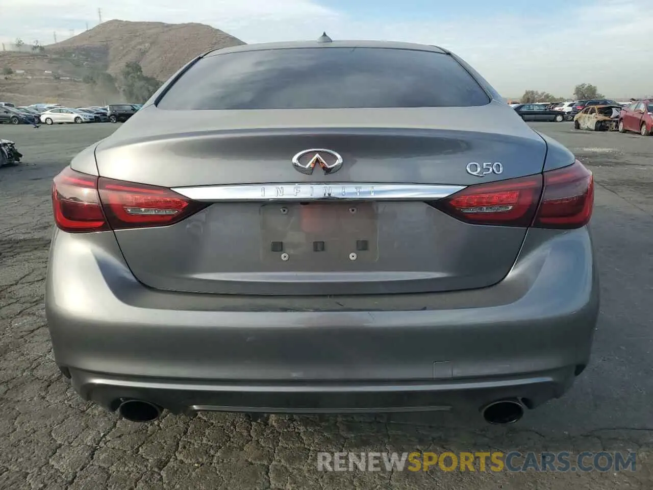 6 fotografías del automóvil dañado JN1EV7AP1LM202454 INFINITI Q50 2020
